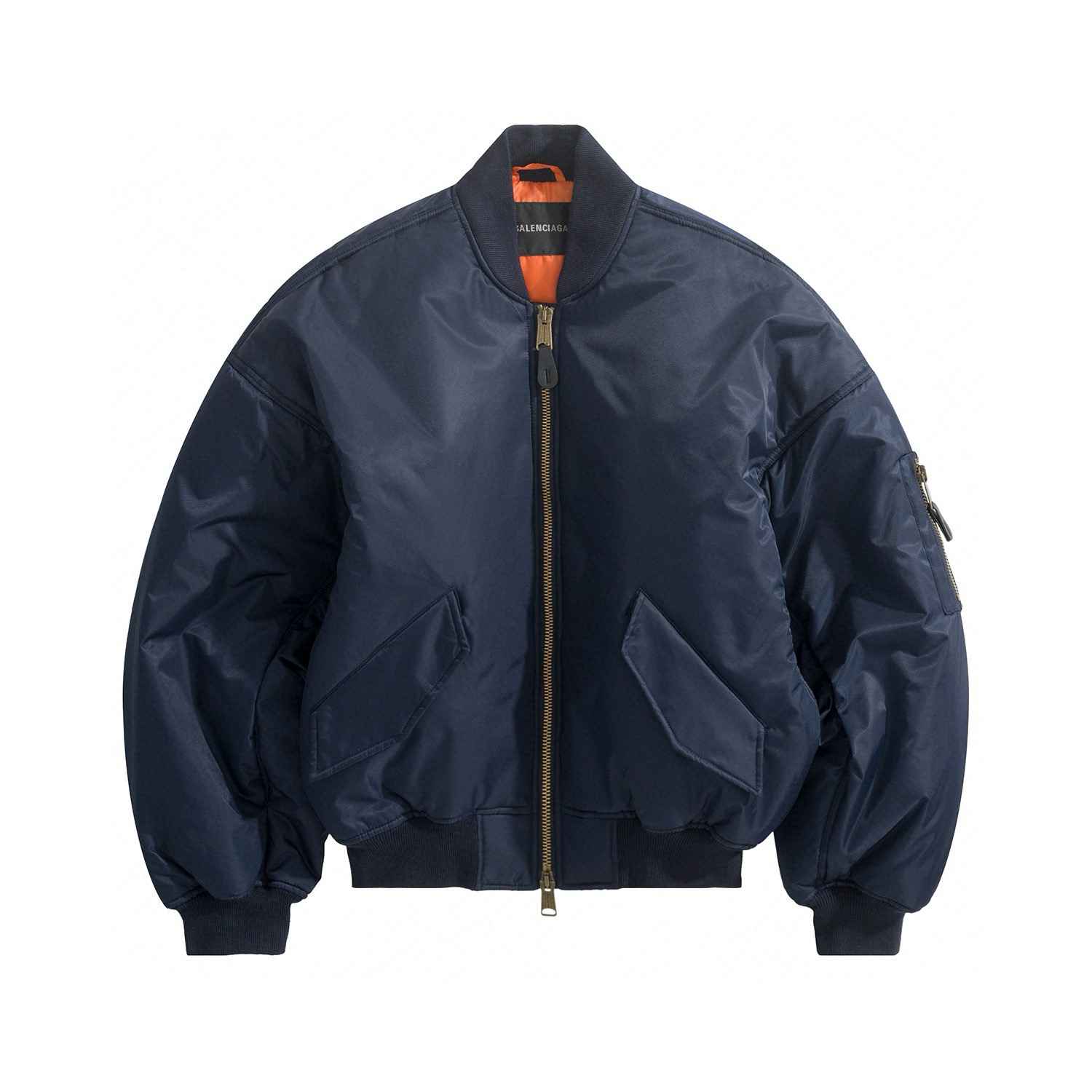 NIGO Balenciaga Men's Autumn/winter Blue Zip-up Bomber Jacket High-street Style Short-length Casual Jacket Ngvp #nigo2614