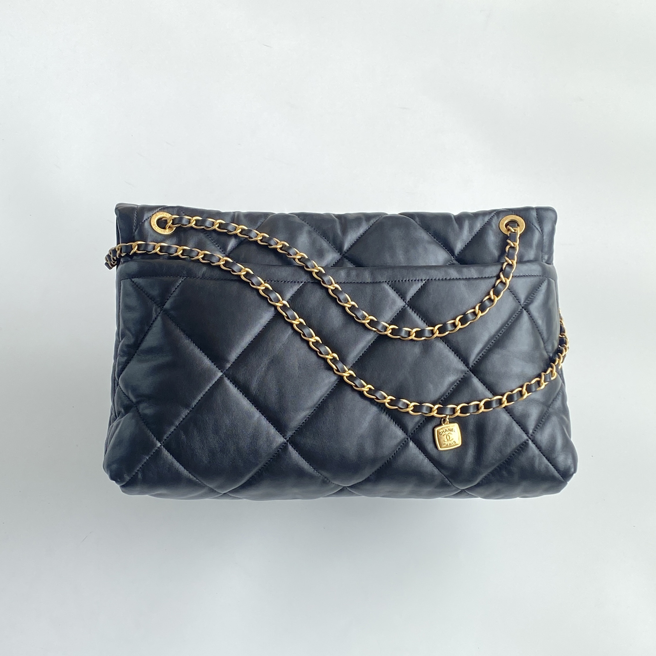 NIGO Chanel Women's Fashion Classic Solid Color Double Pocket Flap Bag Chain Shoulder Tote Bag Bags #nigo79115