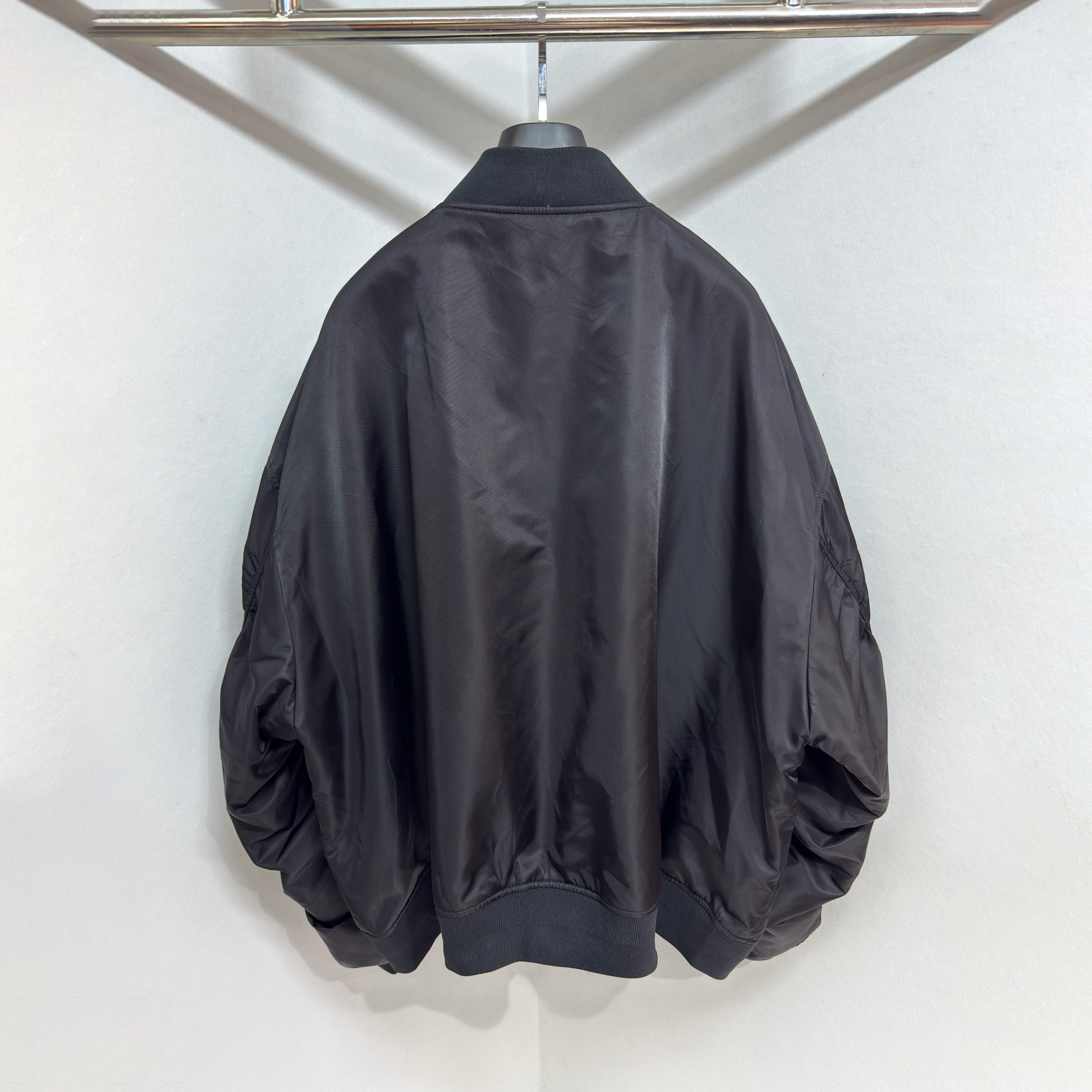 NIGO Balenciaga Men's And Women's Fall/Winter Fashion Casual Solid Color Crew Neck Zipper Logo Embroidered Pattern Oversized Flight Cotton Jacket #nigo78996