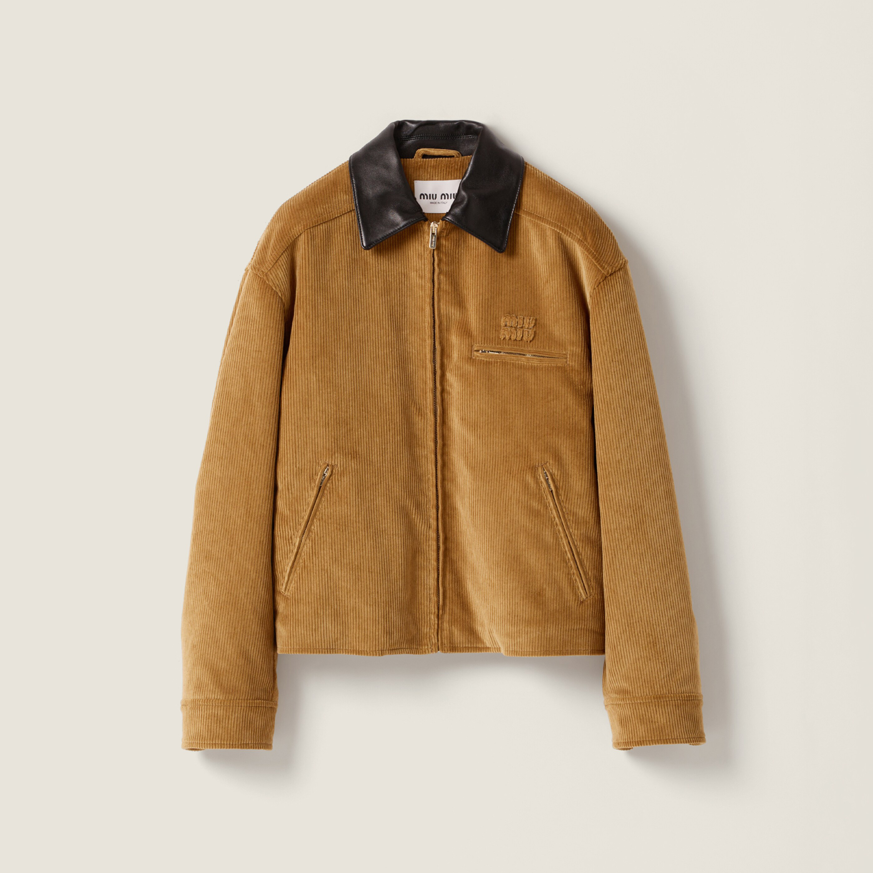 NIGO MiuMiu Men's And Women's Winter Fashion Casual Lapel Zipper Corduroy Cotton Coat Jacket #nigo79129