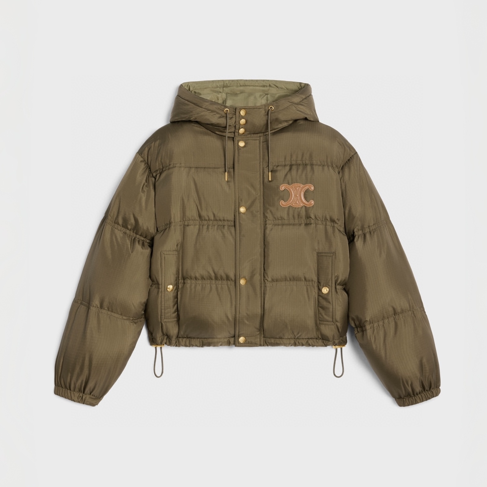 NIGO Celine Men's And Women's Winter Fashion Casual Hooded Zipper Single Button Solid Color Logo Embellished Long Sleeve Down Jacket #nigo79123