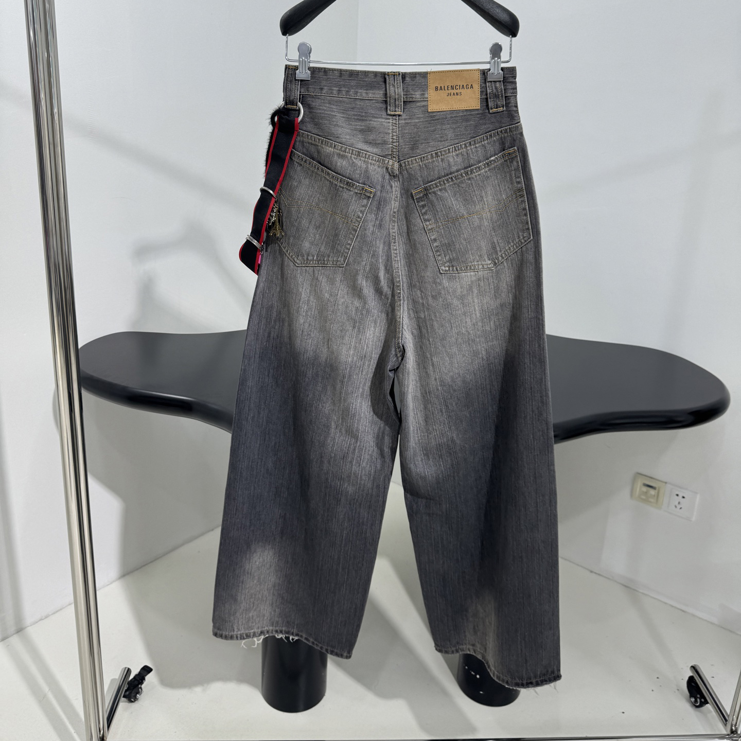 NIGO Balenciaga Men's And Women's Spring/fall Fashion Casual Washed Distressed Wide Leg Oversized Jeans Pants #nigo79199