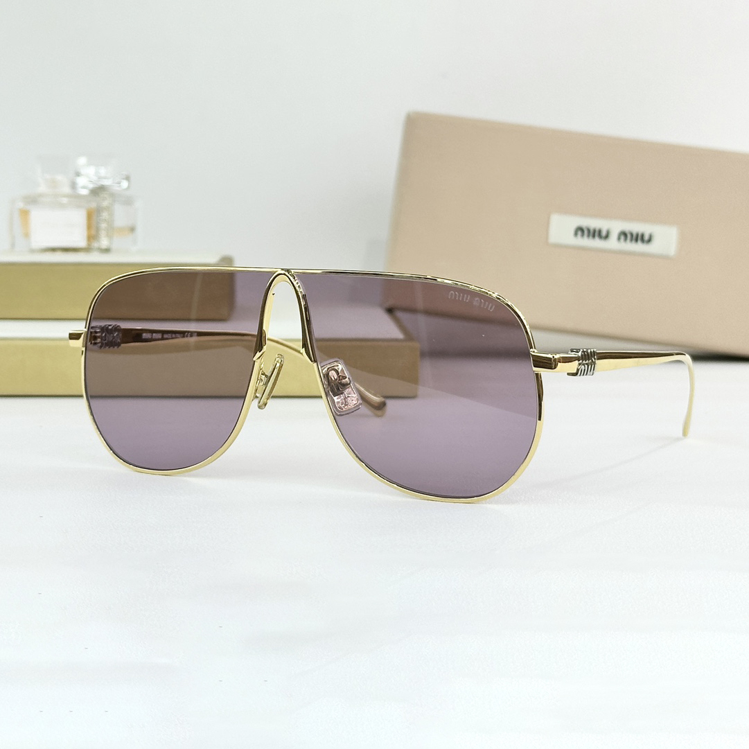 NIGO MiuMiu Men's And Women's Fashion Classic Frame Geometric Design Asymmetrical Shape Sunglasses Eyewear Accessories #nigo79192