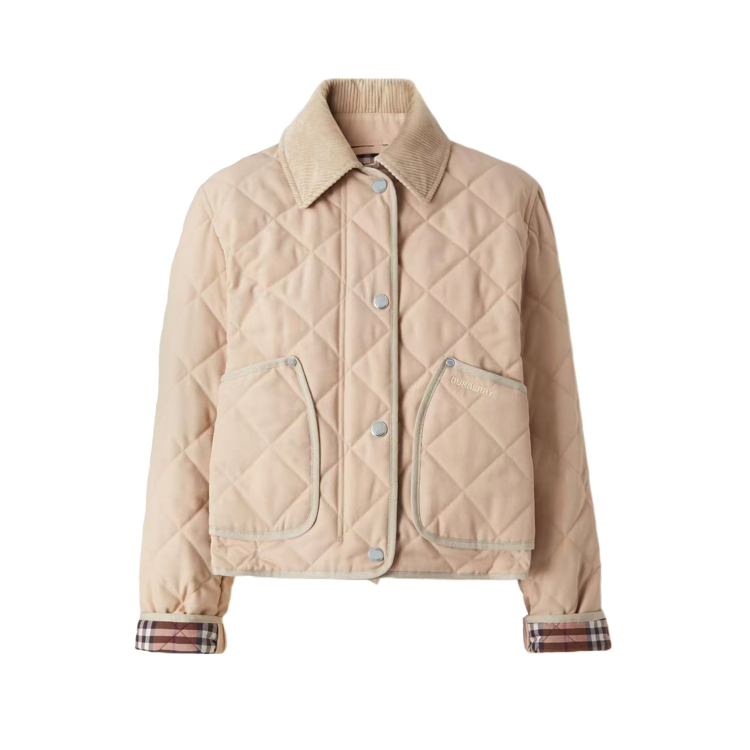 NIGO Burberry Women's Fall/Winter Fashion Casual Solid Color Lapel Single Breasted Short Jacket #nigo79197