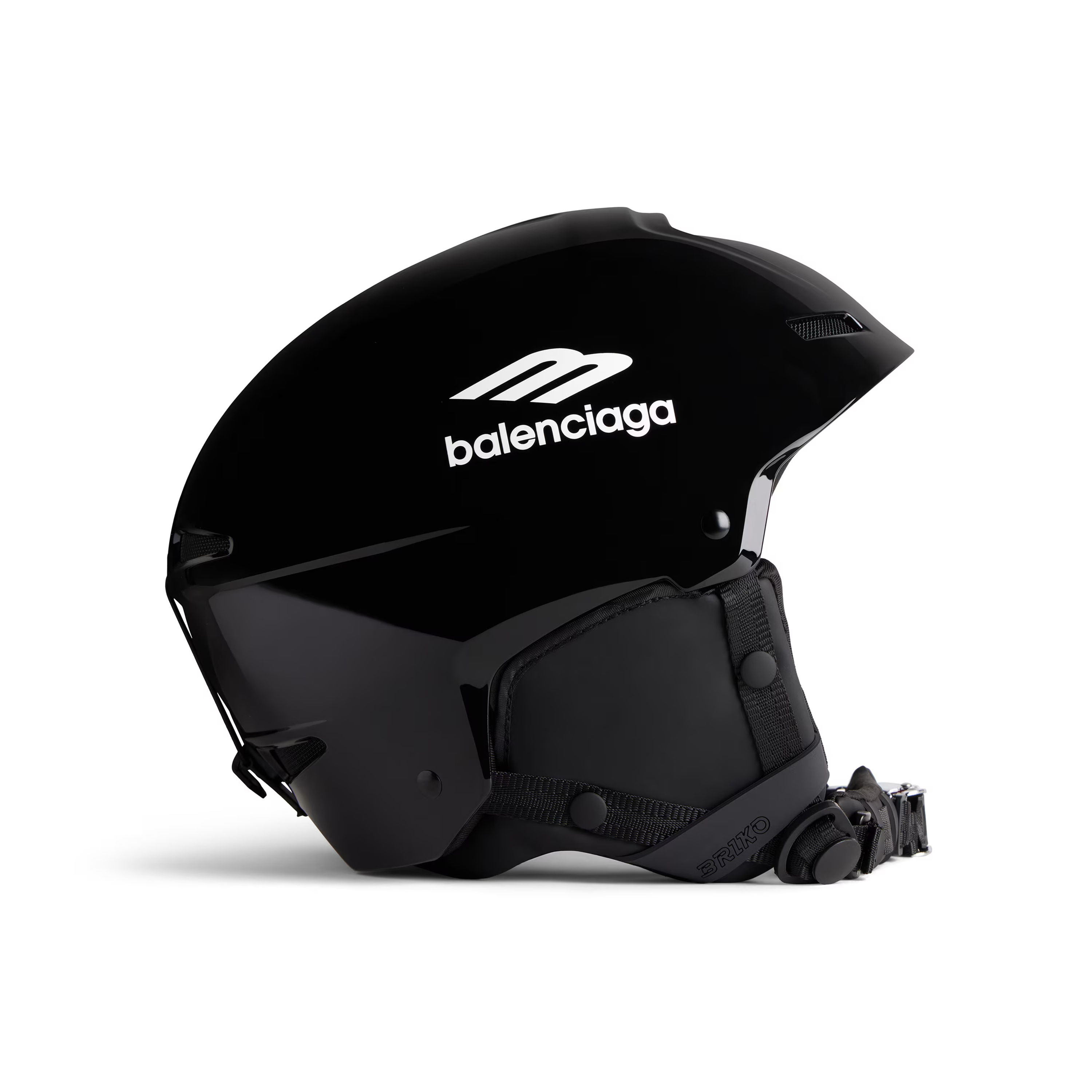 NIGO Balenciaga Men's and Women's Double D-Ring Ski Helmet Logo Solid Color Durable Breathable Matte Finish Glossy All-Rounder Helmet Accessories #nigo81713