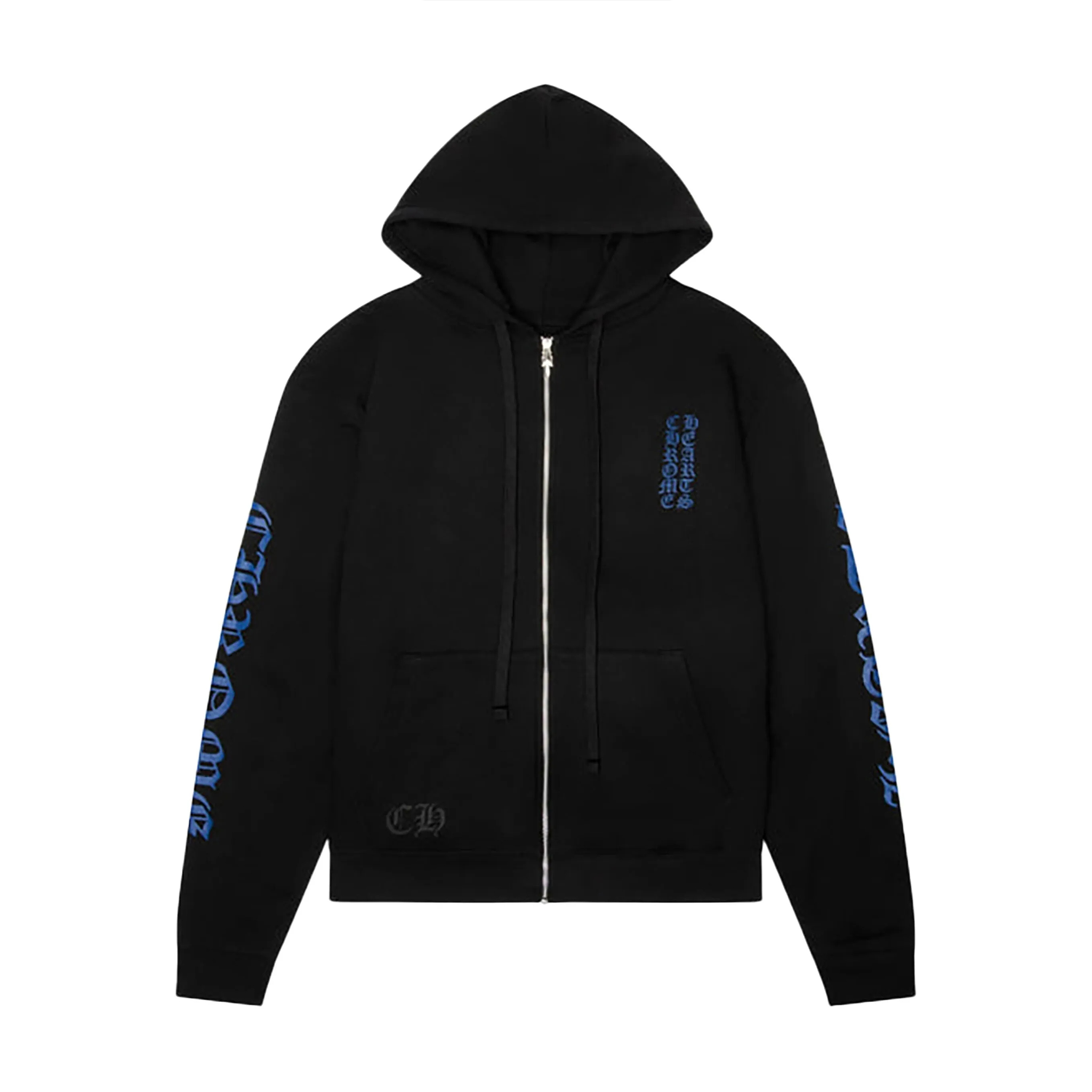 NIGO Chrome Hearts Men's & Women's Spring/Fall Letter Print Zipper-Front Warm Solid-Color Long-Sleeve Hooded Sweatshirt Jacket #nigo81736