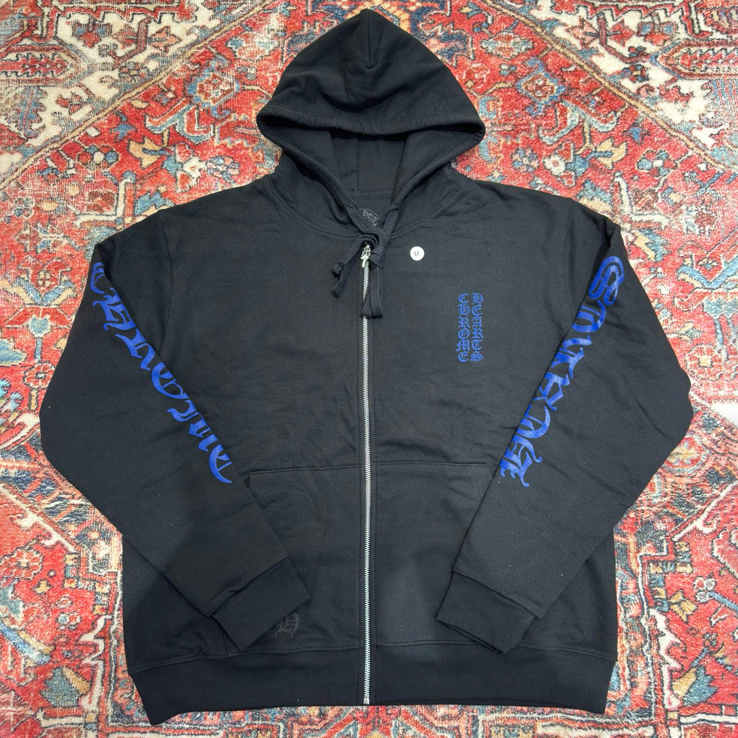 NIGO Chrome Hearts Men's & Women's Spring/Fall Letter Print Zipper-Front Warm Solid-Color Long-Sleeve Hooded Sweatshirt Jacket #nigo81736