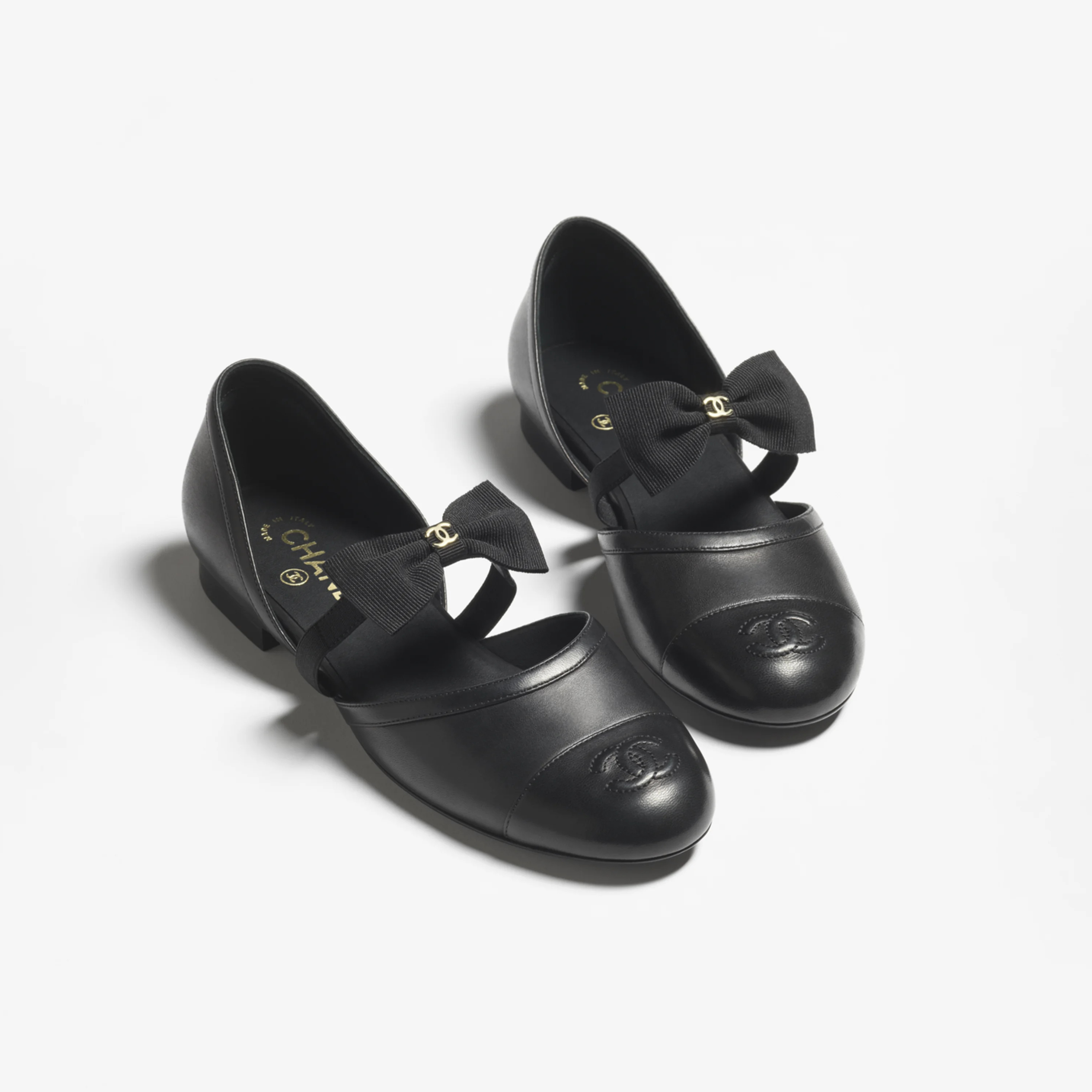 NIGO Chanel Women's Spring/Fall Fashion Classic Round Toe Slip On Leather Flat Low Top Mary Jane Dance Shoes Shoe #nigo79239