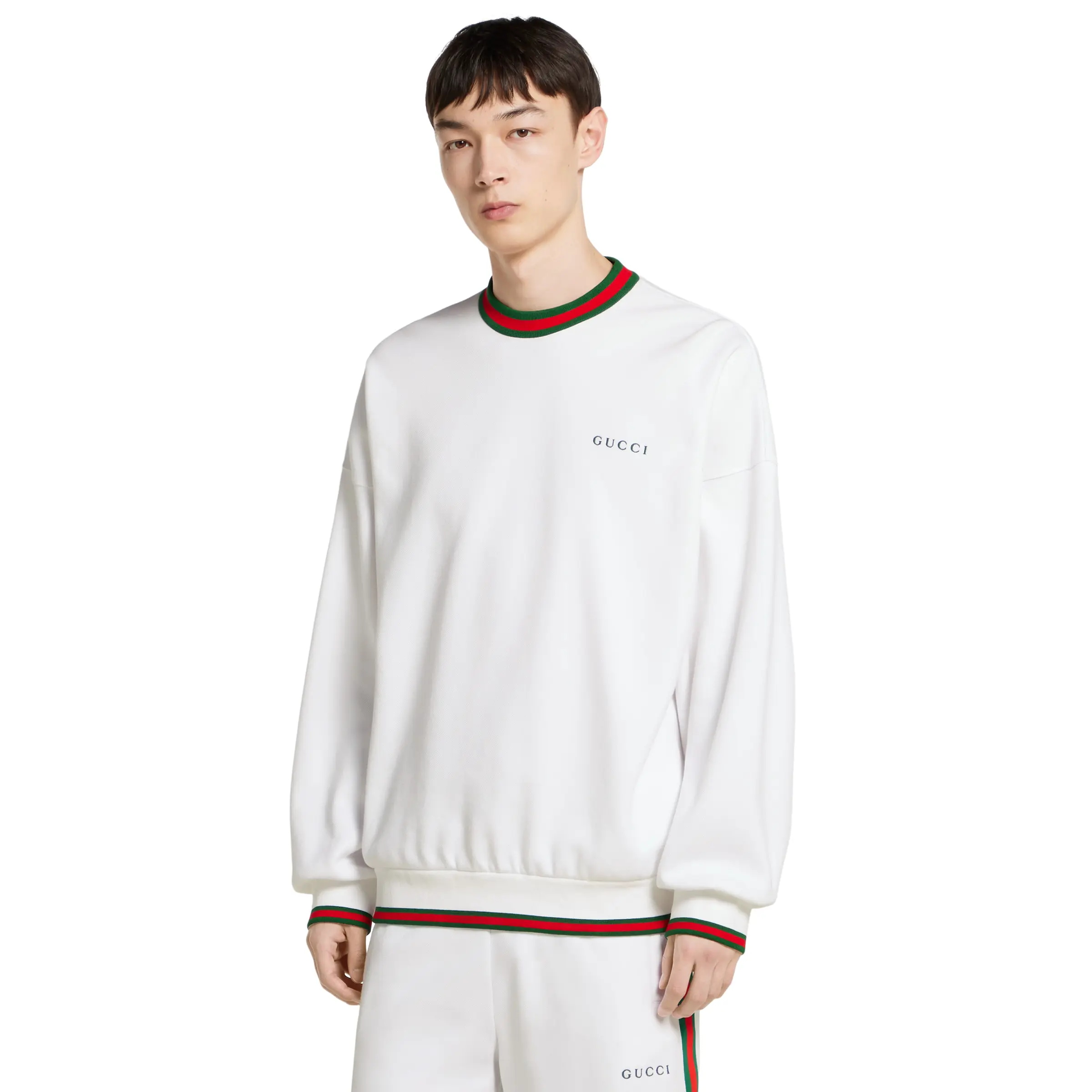 NIGO Gucci Men's And Women's Spring/fall Fashion Casual Crewneck Pullover Hoodie With Color Blocked Collar Logo And Letter Embroidery Long Sleeve Sweatshirt #nigo79288