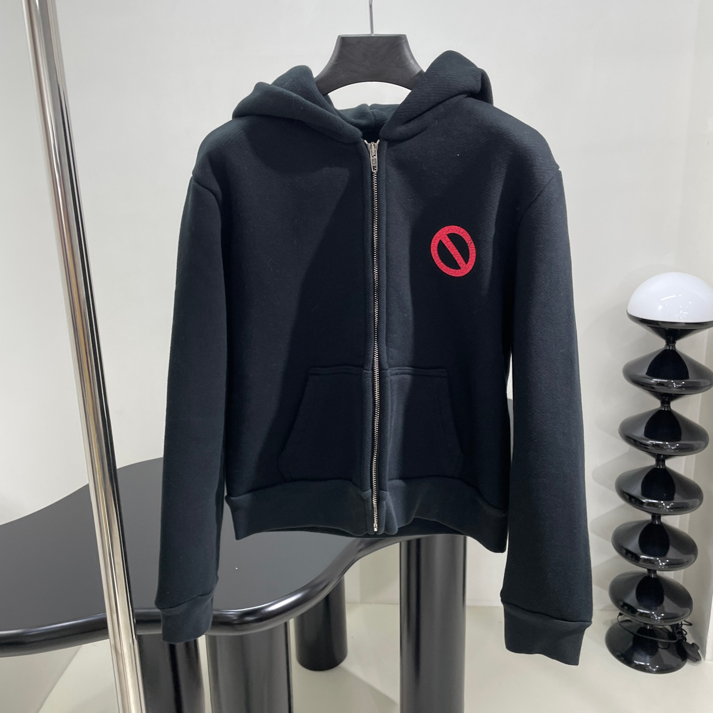 NIGO Balenciaga Men's & Women's Bfrnd Music Collaboration Series Printed Vintage Knit Long-Sleeve Hooded Sweatshirt Spring/Fall High-Street Solid-Color Cotton Jacket Ngvp #nigo2585