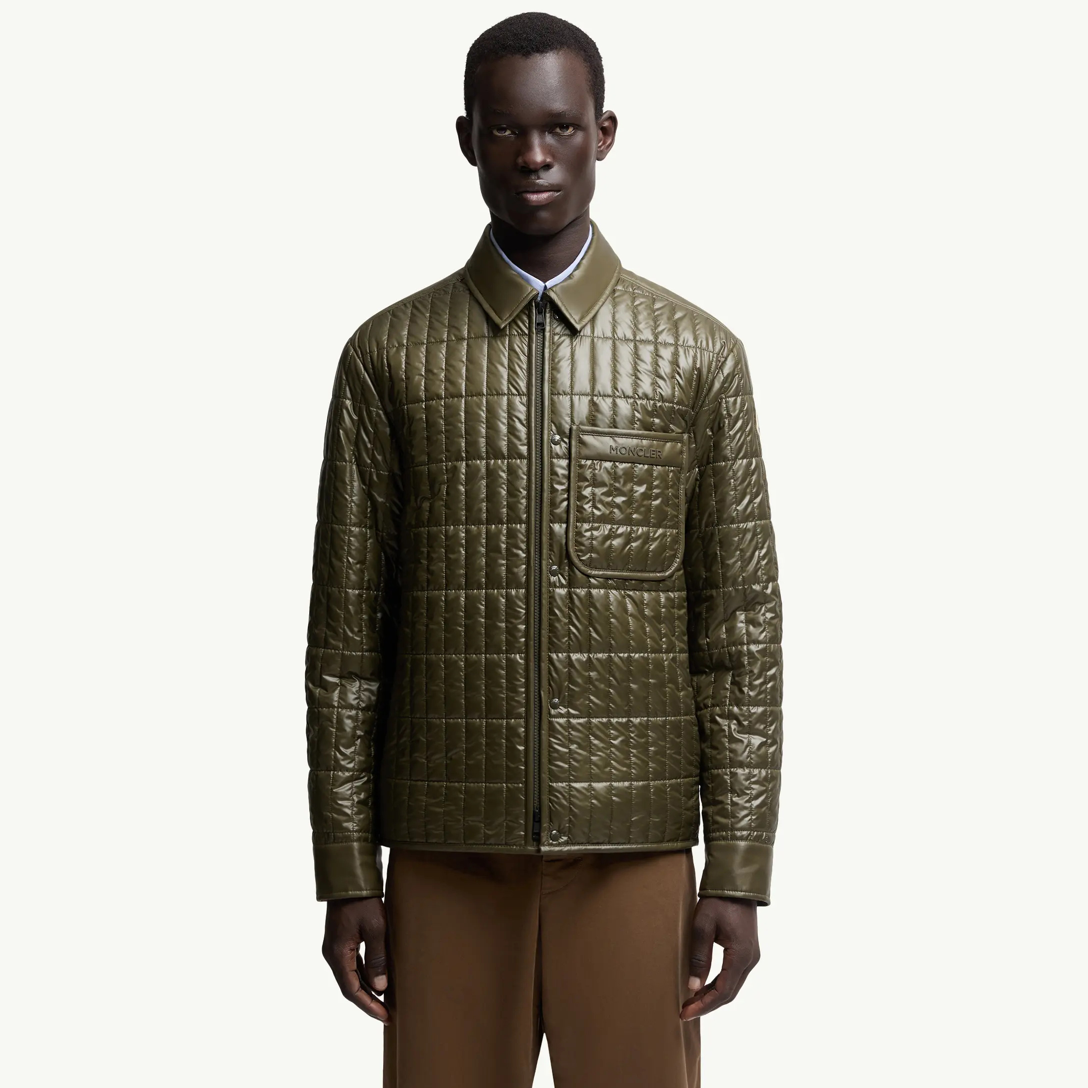 NIGO Moncler Men's Winter Fashion Casual Lapel Zipper Minimalist Vertical Quilted Lightweight Cotton Outerwear  Jacket #nigo79317