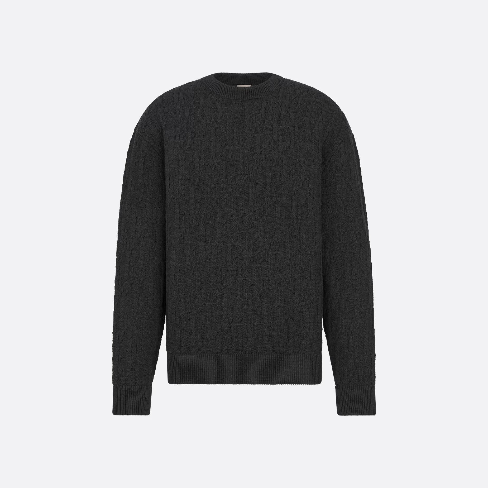 NIGO Dior Men's Fall/Winter Fashion Casual Crewneck Pullover Solid Jacquard Sweater #nigo79314