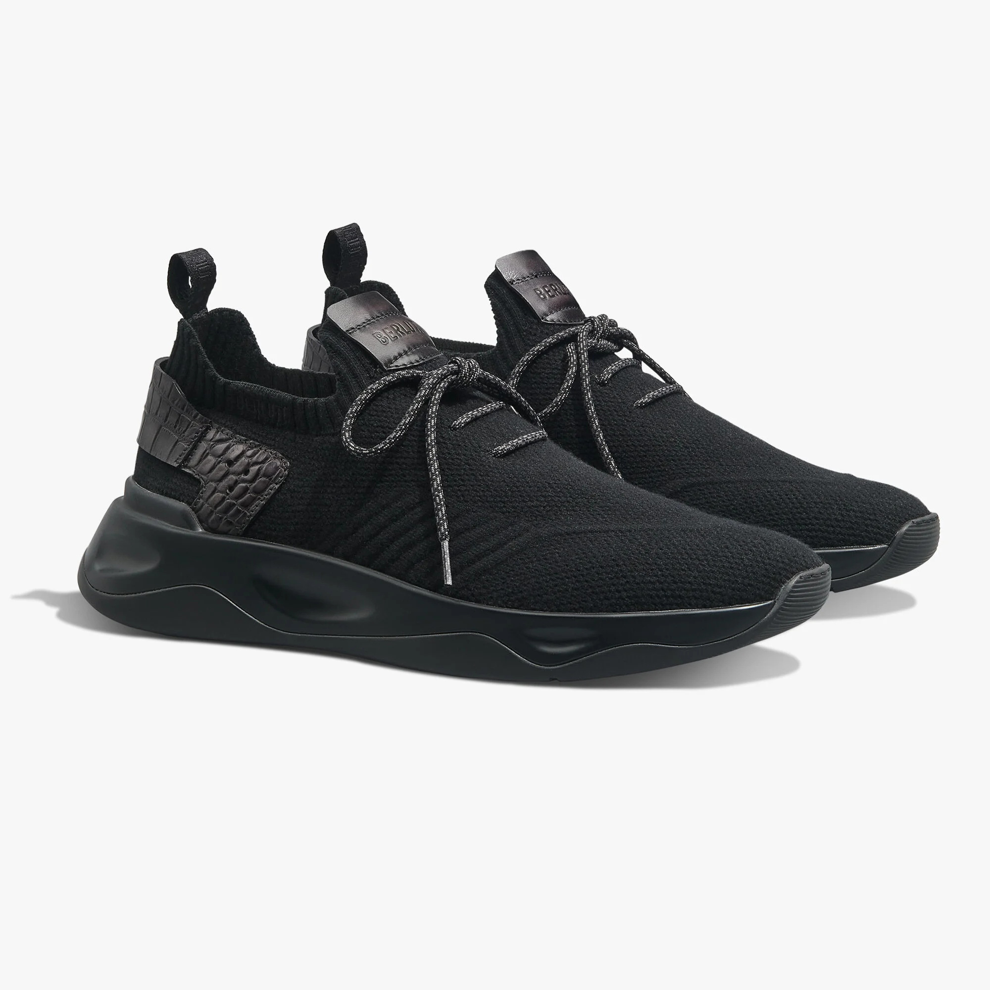 NIGO Berluti Shadow Men's Spring/Fall Fashion Casual Round Toe Lace-Up Flat Low Top Flyknit Sneakers Shoes #nigo79358