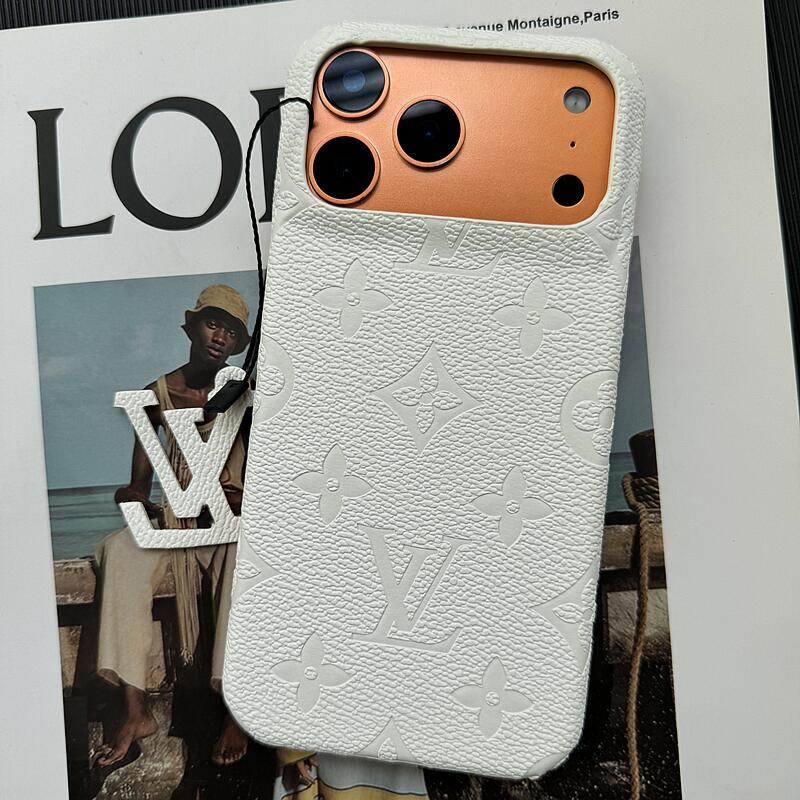 NIGO Louis Vuitton Men's And Women's Fashion Classic Solid Color Embossed iPhone 12-17 Pro Max Phone Case  Other Accessories #nigo79352