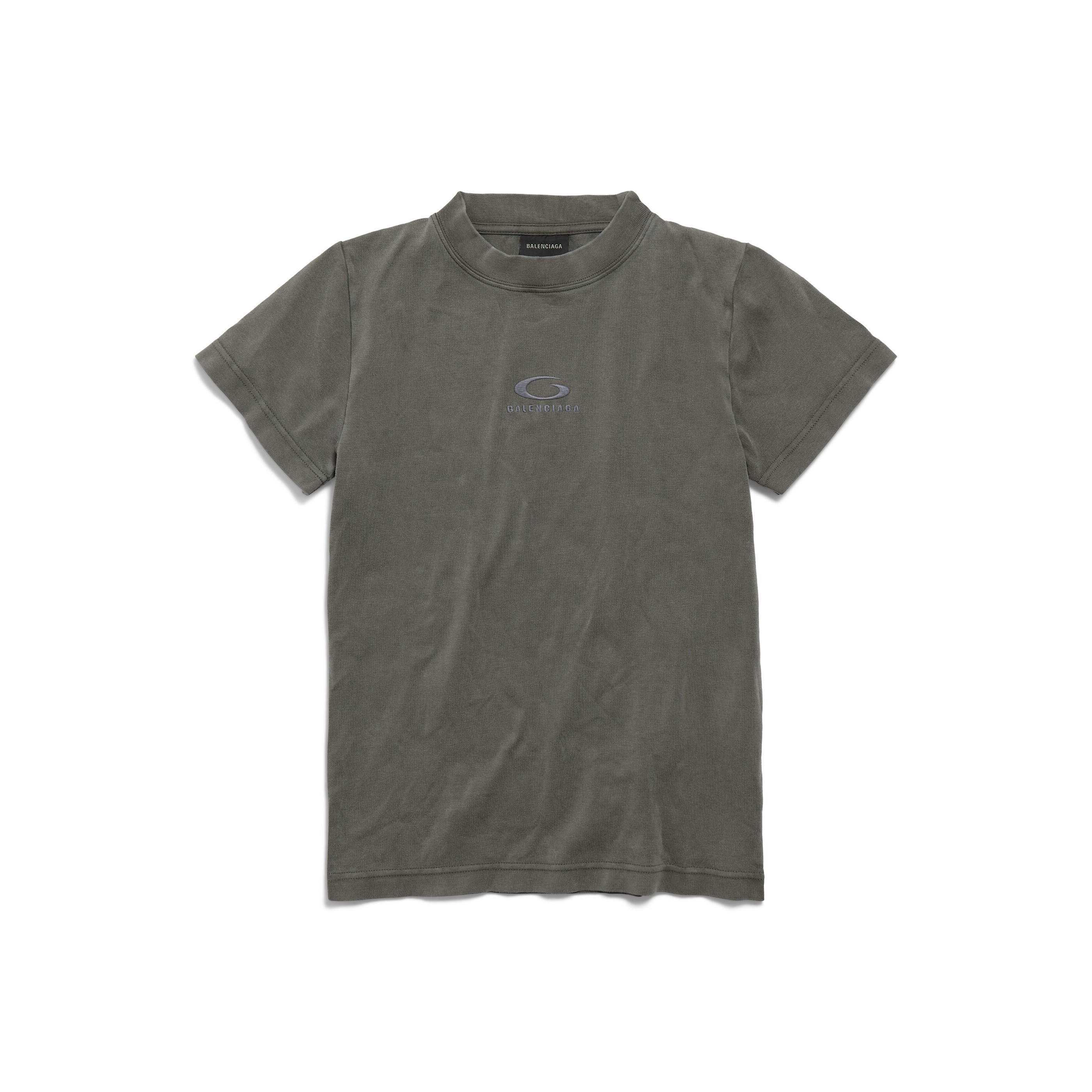 NIGO Balenciaga LOOP SPORTS ICON Men's And Women's Spring/summer Fashion Casual Solid Color Crewneck Pullover Vintage Plain Weave Knit Fabric Distressed Effect Short Sleeve T-shirt #nigo79384