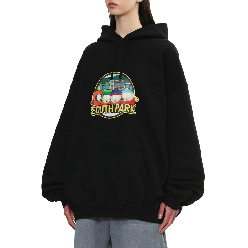 NIGO Vetements Men's Fall And Winter Black Retro Show Models Letter Print Oversized Os Loose Silhouette Couple Casual Round Neck Pullover Sweatshirt #nigo81652