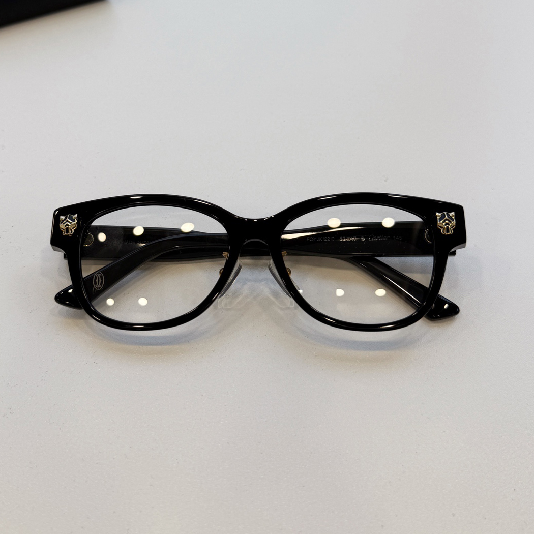 NIGO Cartier Women's Fashion Classic Solid-color Frame With Logo Temple Tips Optical Frames For Myopia Compatible With Prescription Lenses Sunglassas Accessories #nigo79417