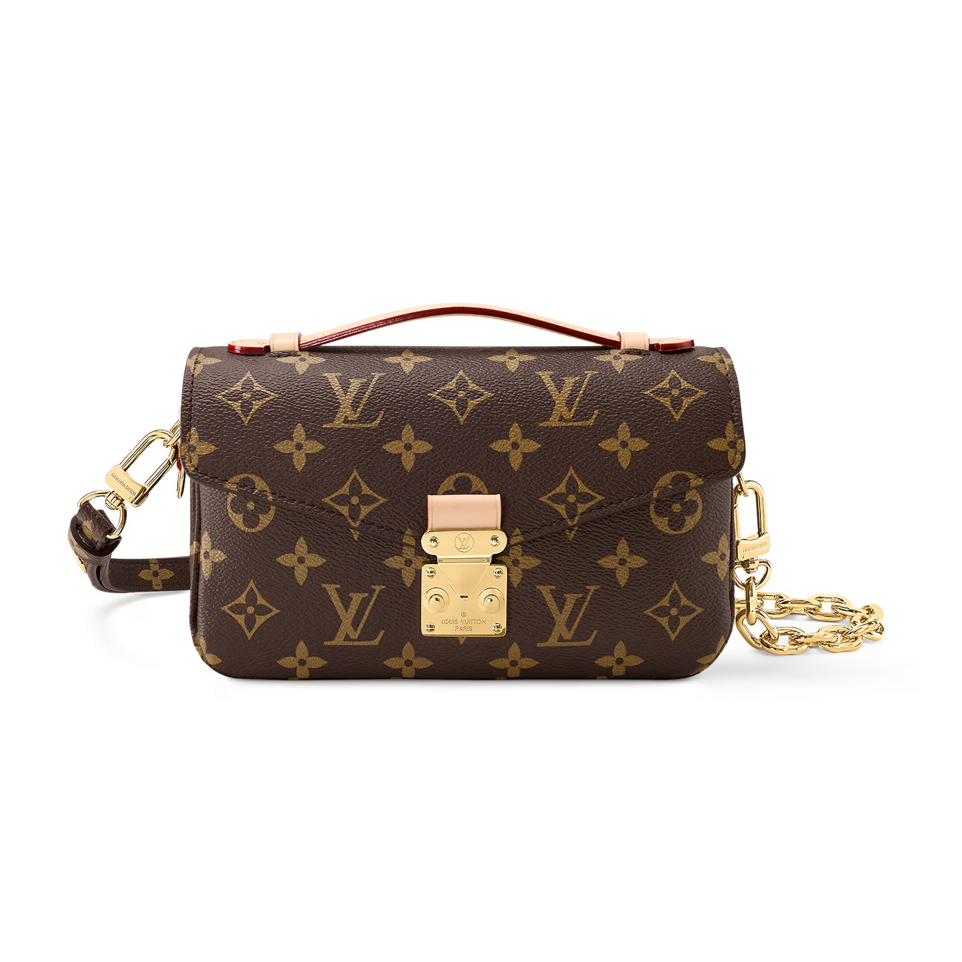 NIGO Louis Vuitton POCHETTE MÉTIS EAST WEST Women's Fashion Classic Leather Handbag with Classic Print Chain Adjustable Strap Tote Bag Shoulder Bag Crossbody Bags #nigo79437