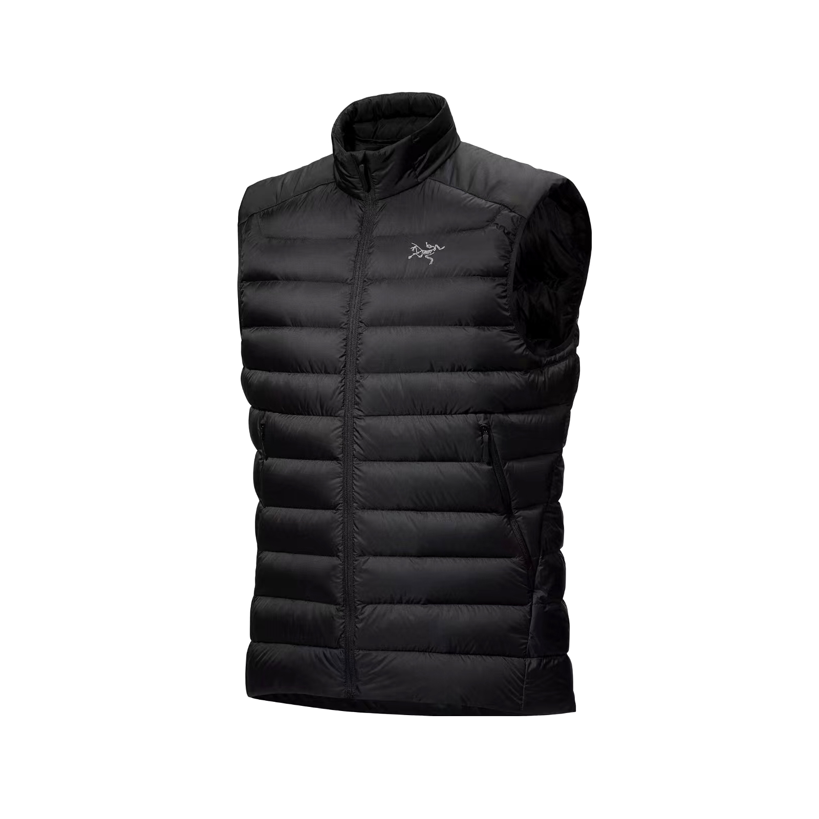 NIGO Arcteryx Men's Fall/Winter Fashion Casual High Neck Zipper Sleeveless Thermal Vest #nigo79431