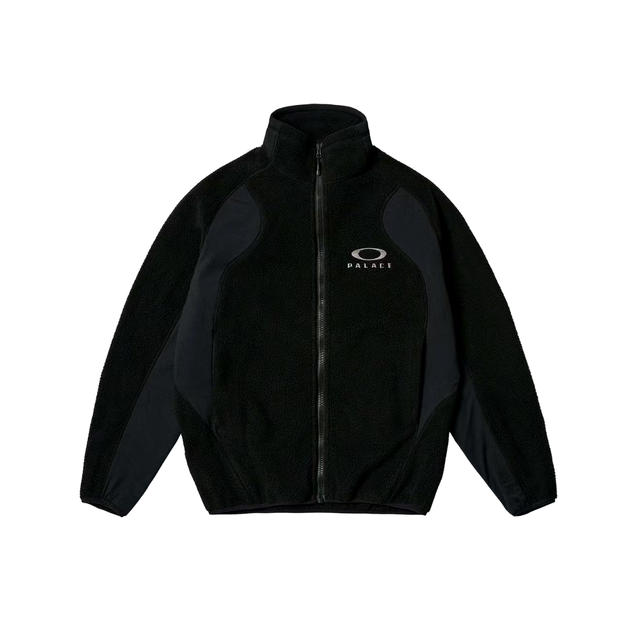 NIGO PALACE X Oakley Men's Fall/Winter Fashion Casual High Neck Zipper Logo Embroidered Stand Up Collar Fleece Jacket #nigo79439
