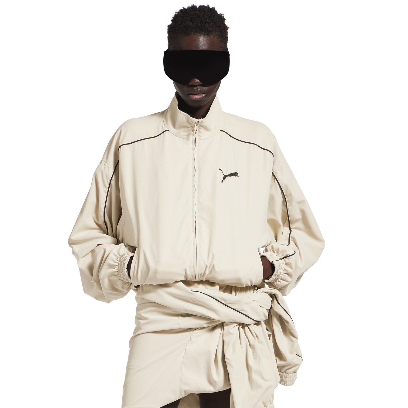 NIGO Balenciaga PUMA TRACKSUIT Men's And Women's Spring/Fall Fashion Casual High Neck Zipper Vintage Long Sleeve Sports Jacket #nigo79475