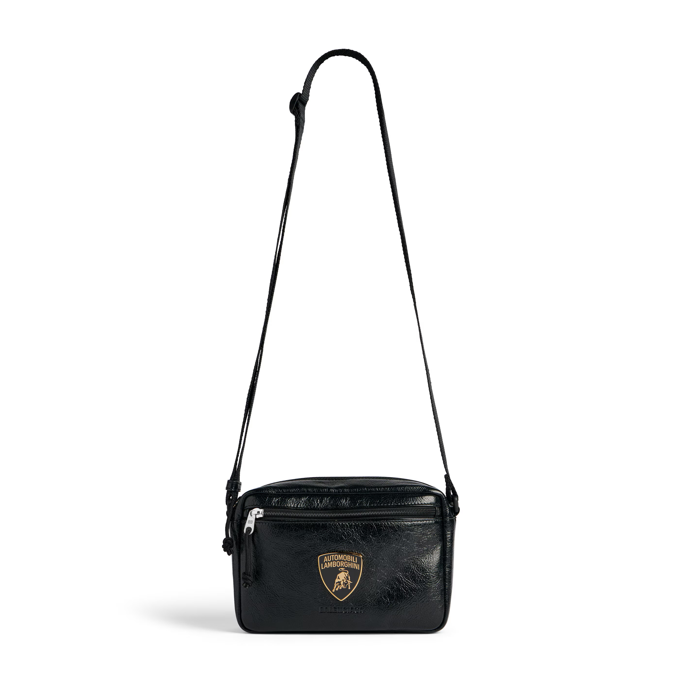 NIGO Balenciaga Men's And Women's Fashion Classic Solid-color Metal Badge Decorated Lambskin Shoulder Bag Crossbody Bag Bags 6461382AB0R1000 #nigo79473