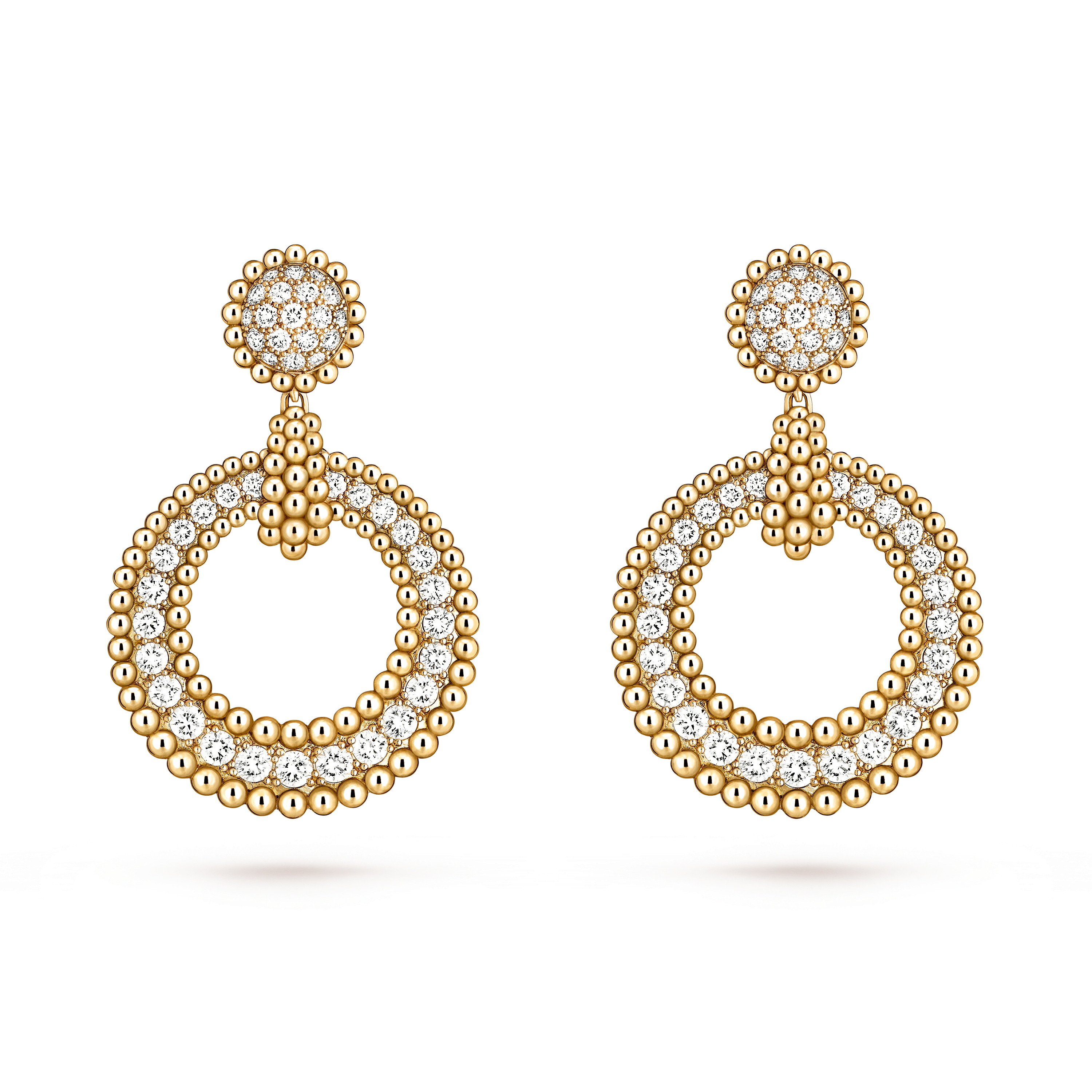 NIGO Van Cleef&Arpels Perlée diamonds Women's Fashion Classic Luxury Elegant Full Diamond Stud Earrings Pendant Jewelry Accessories #nigo79481