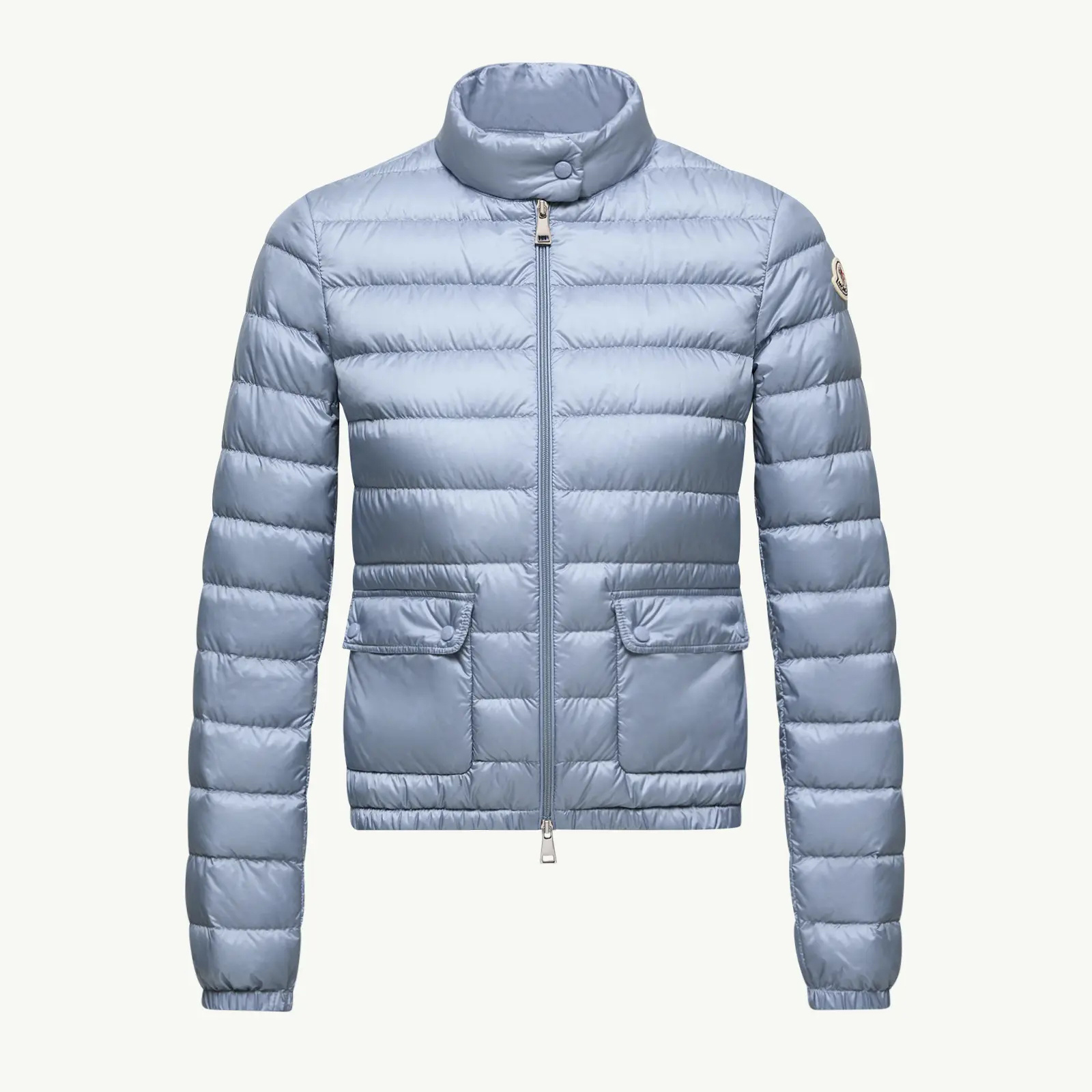 NIGO Moncler Lans Women's Winter Fashion Casual Minimalist High Neck Zipper Foldable Short Down Jacket with Storage Bag Jacket #nigo79483