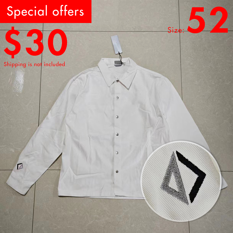 NIGO Shirt Clearance Collection Out-of-stock Sizes Special Offer Limited Quantities Time-limited Sale Shipping Not Included