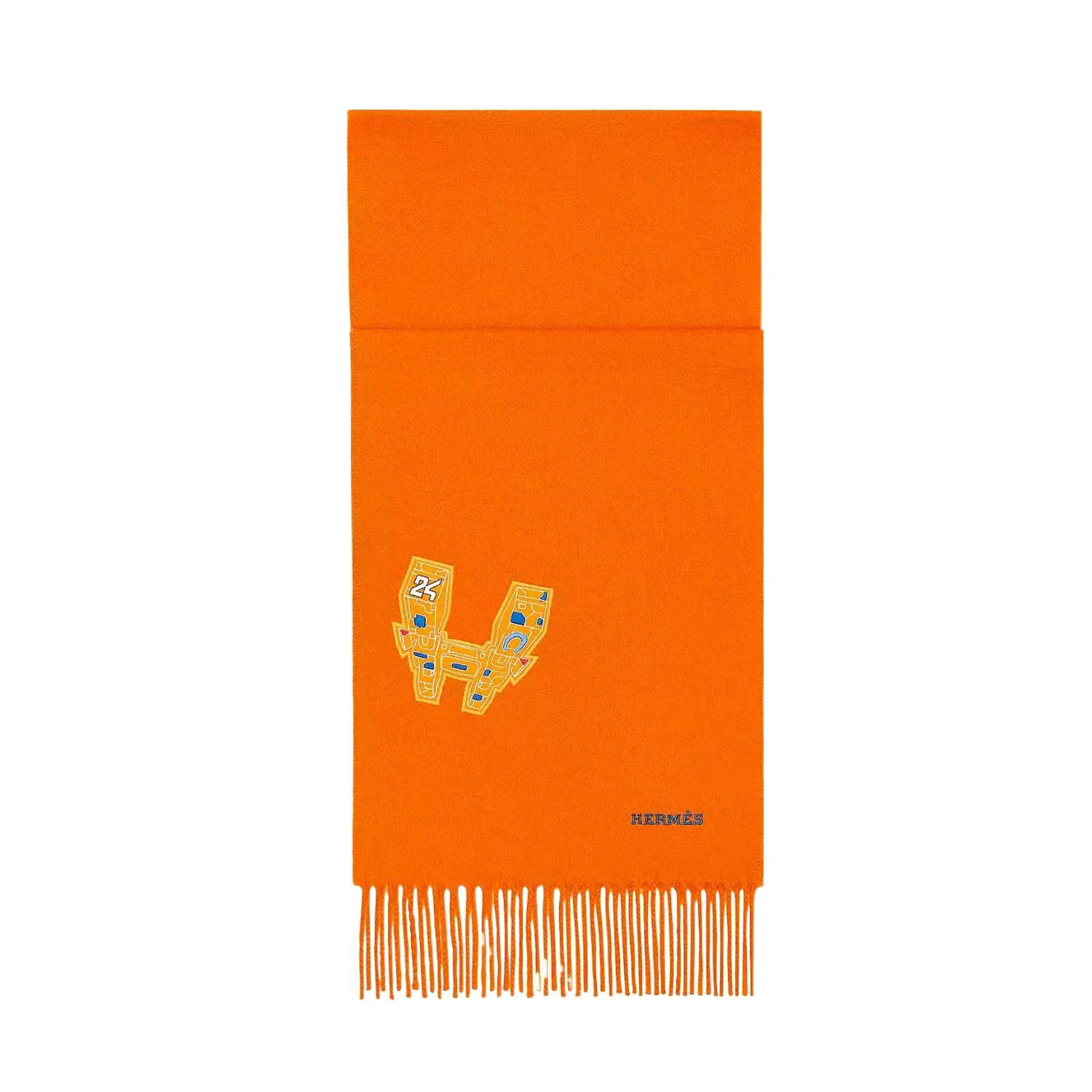 NIGO Hermes Men's And Women's Autumn/Winter Fashion Classic Solid Color Gentleman's Elegant Cashmere Scarf Accessories #nigo79525