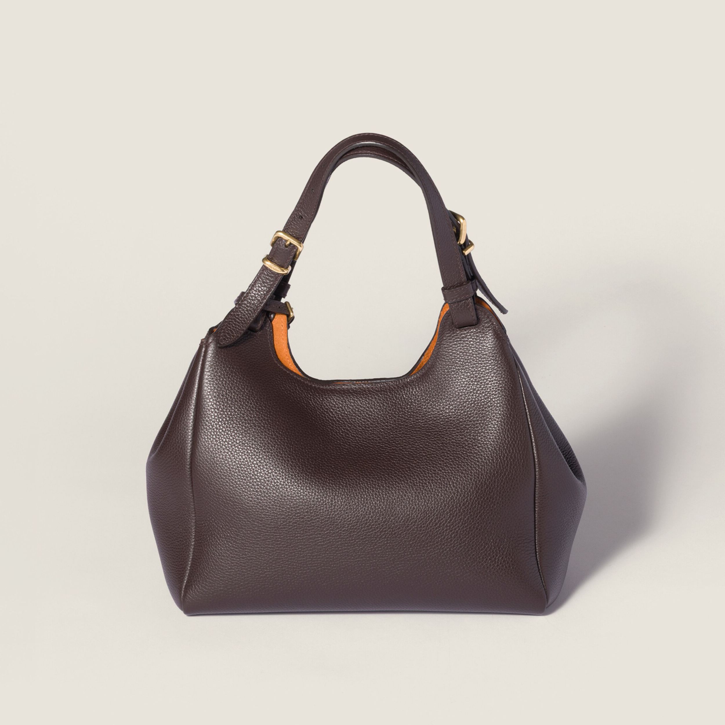 NIGO MiuMiu Women's Fashion Classic Solid Color Grain Leather Logo Handbag Shoulder Bag Bags 5BA304_2IFL_F0ZKS #nigo79515