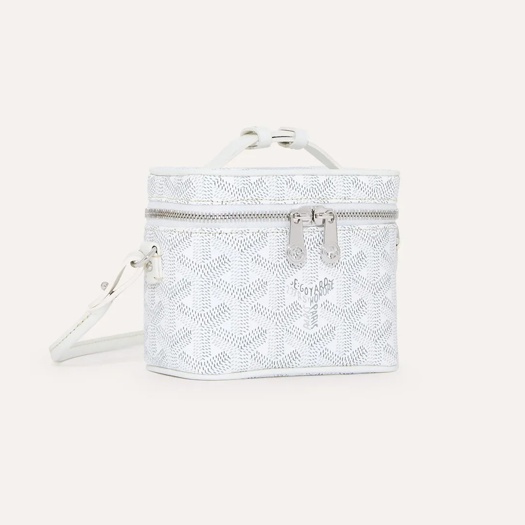 NIGO Goyard Muse Nano Women's Fashion Classic Color-Block Zipper Closure Adjustable Strap Leather Mini Makeup Bag Shoulder Bag Crossbody Bag Bags MUSEVANANTY10CL10P #nigo79551