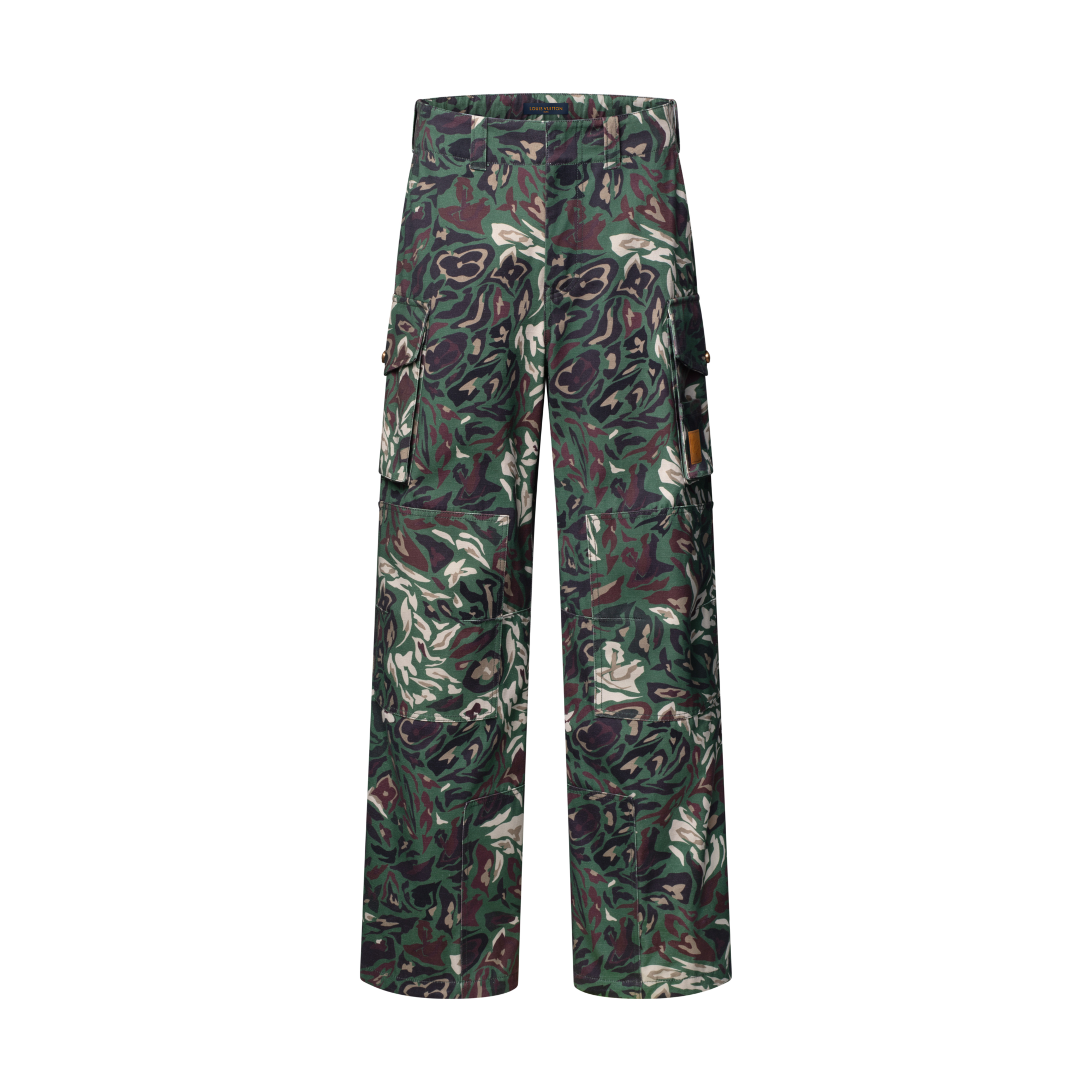 NIGO Louis Vuitton Men's Spring/Fall Fashion Casual Reversible Color Woven Combed Cotton Work Pants with Patch Pockets Pants #nigo79489