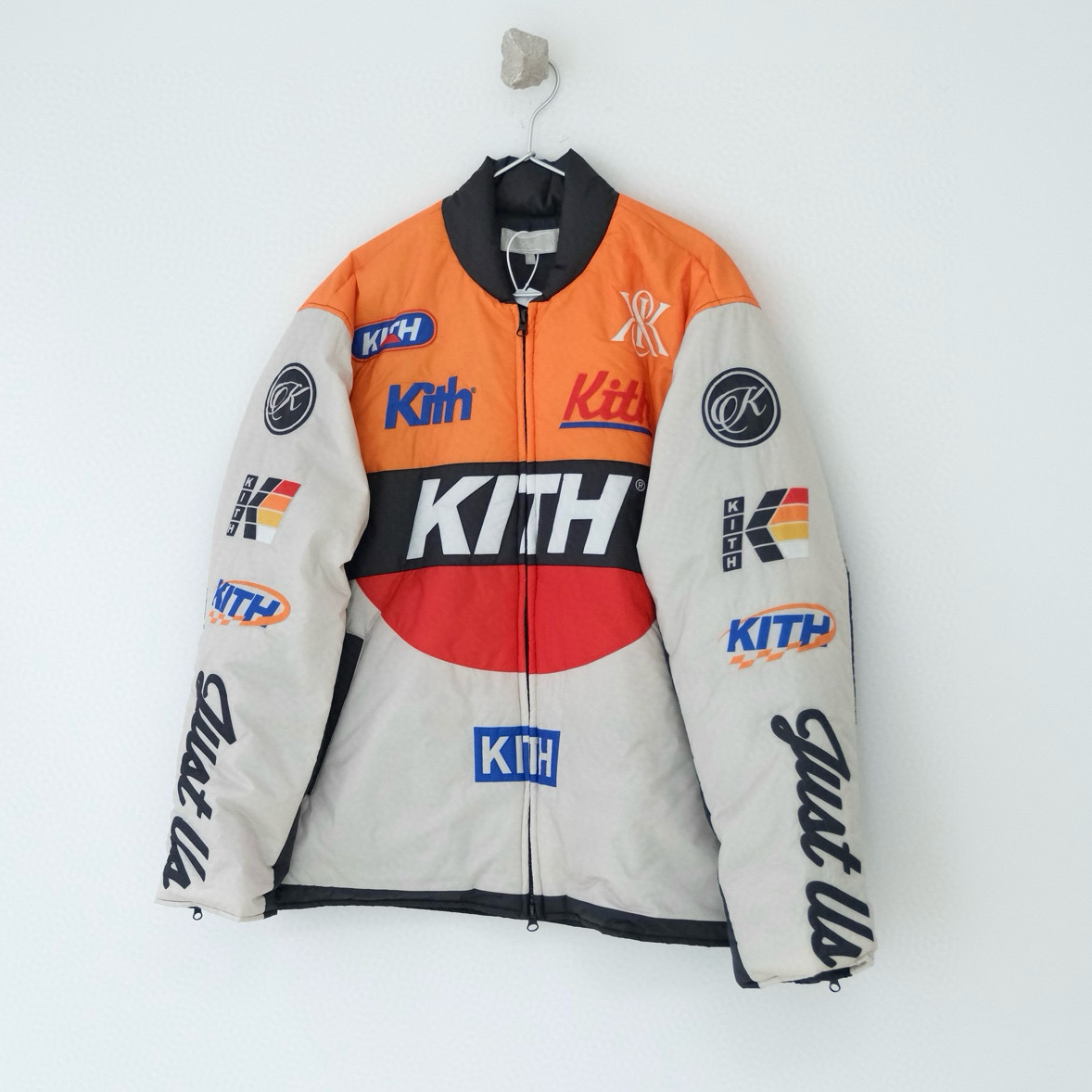 NIGO Brixton Men's Fall/Winter Fashion Casual Color-Blocked Letter Icon Lightweight Cotton Jacket Biker Jacket #nigo79533