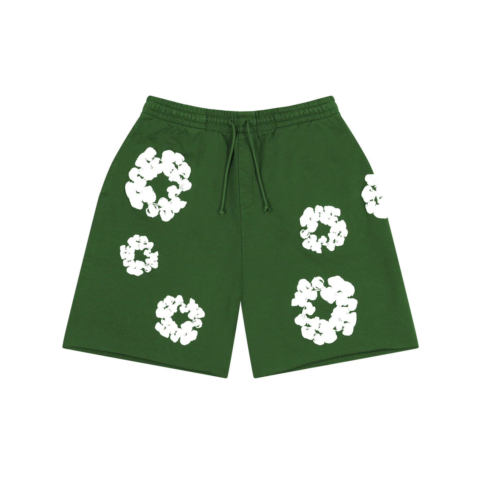 NIGO Denim Tears Men's And Women's Summer Fashion Casual Solid-color Printed Pattern Waist Elastic Drawstring Loose Fit Relaxed Shorts #nigo79534