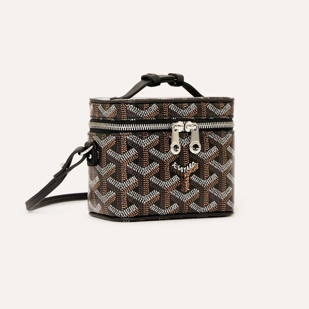 NIGO Goyard Muse Nano Women's Fashion Classic Color-Block Zipper Closure Adjustable Strap Leather Mini Makeup Bag Shoulder Bag Crossbody Bag Bags MUSEVANANTY10CL10P #nigo79551
