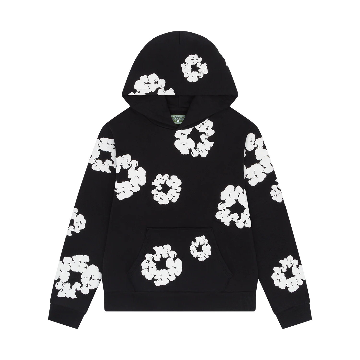 NIGO Denim Tears Men's And Women's Spring/fall Fashion Trend Solid Color Hooded Pullover Loose Fit Cotton Hoodie With Floral Print European American Style High Street Hip Hop Streetwear Sweatshirt #nigo79535