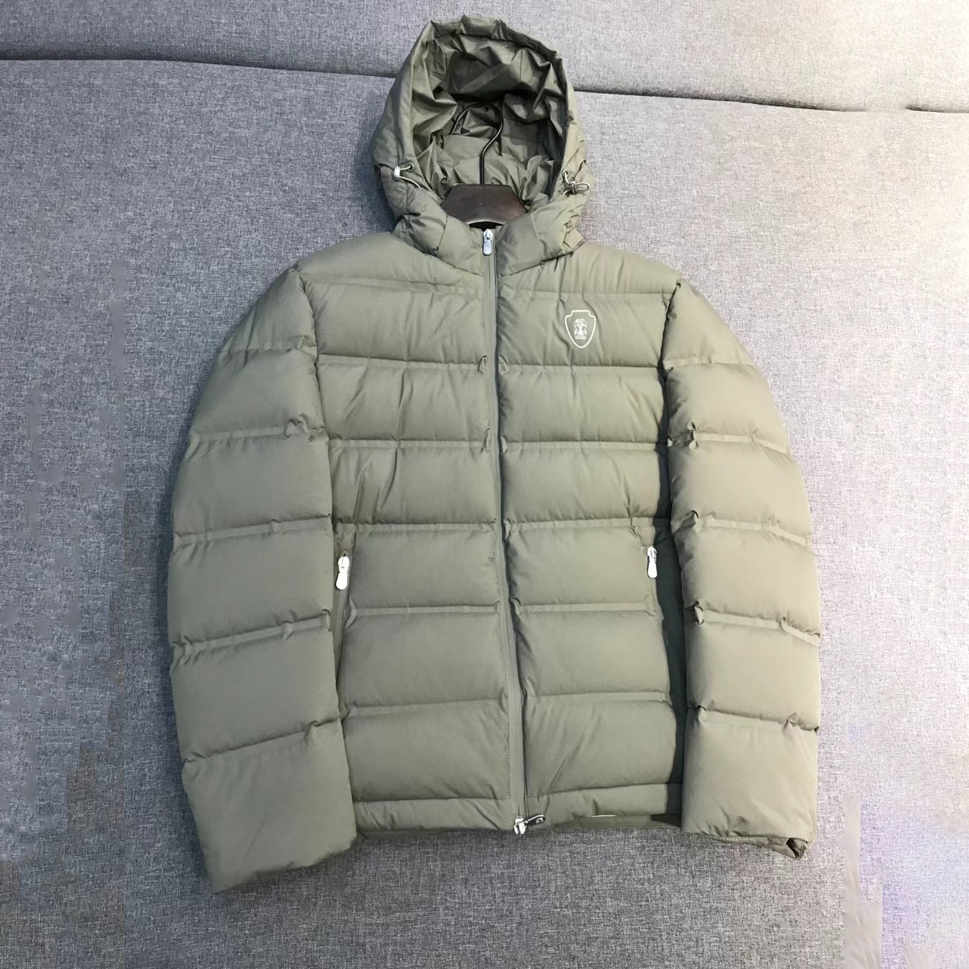 NIGO Brunello Cucinelli Men's Winter Fashion Classic Premium Business Casual Detachable Hood Double Zip Down Jacket #nigo79549