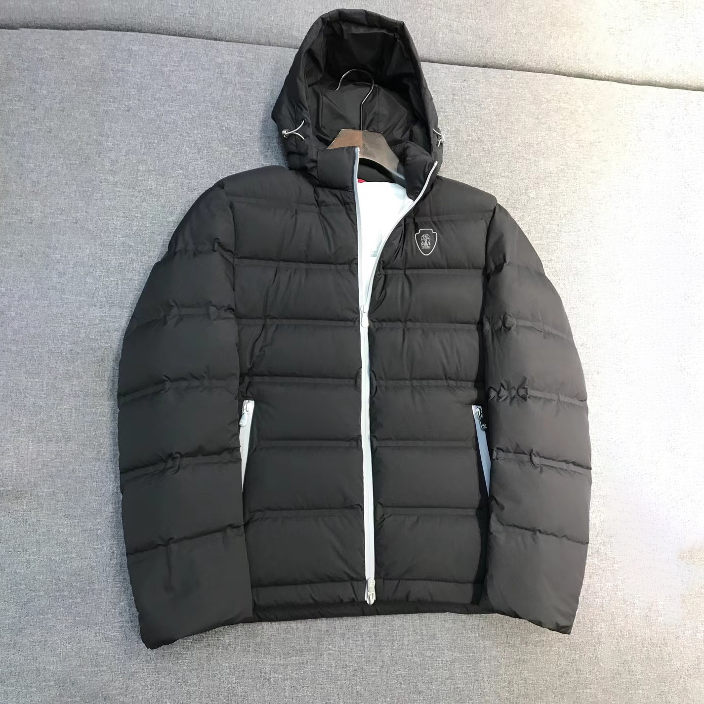 NIGO Brunello Cucinelli Men's Winter Fashion Classic Premium Business Casual Detachable Hood Double Zip Down Jacket #nigo79549