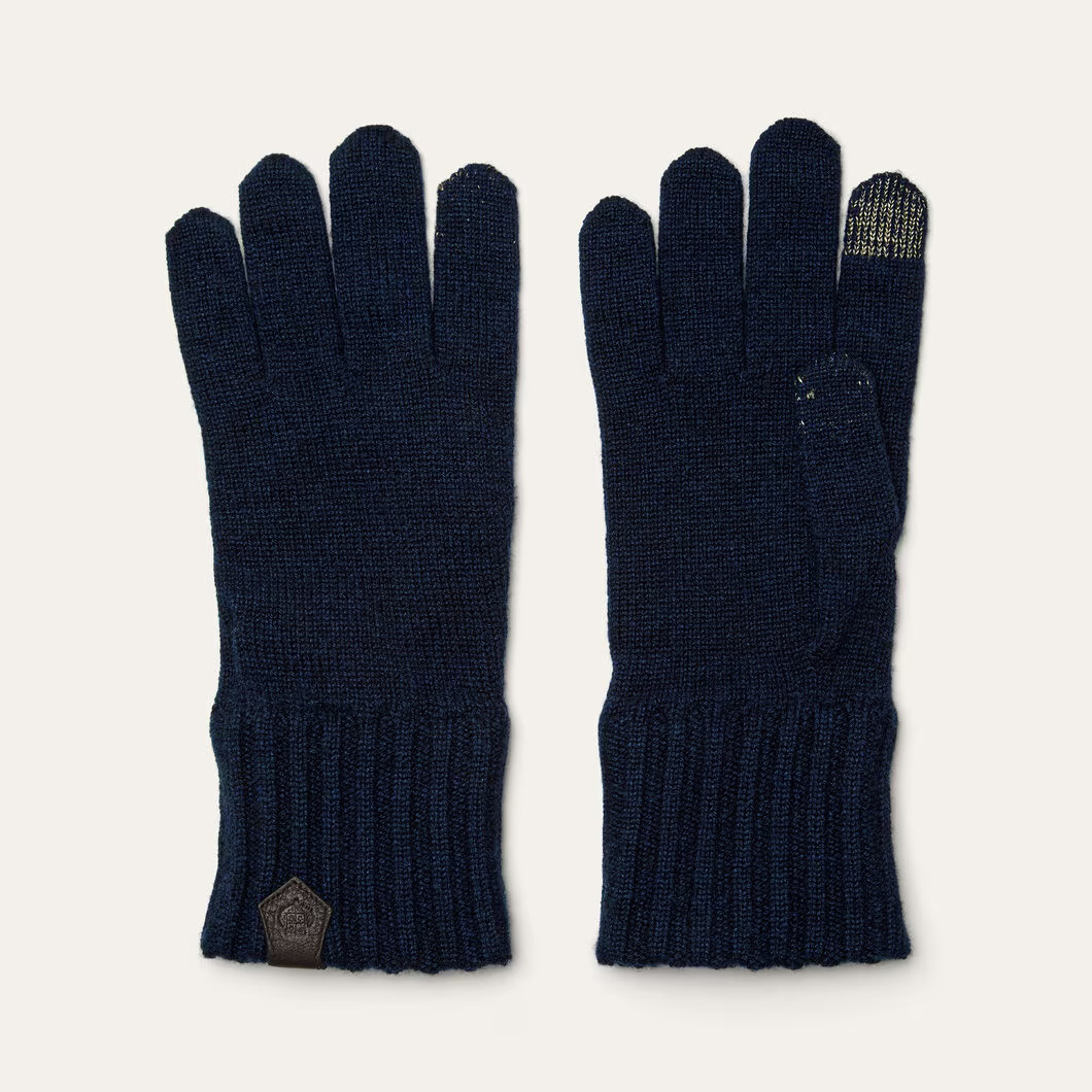 NIGO Loro Piana English Men's Fall/Winter Fashion Classic Solid Color Fleece Gloves Accessories #nigo79558