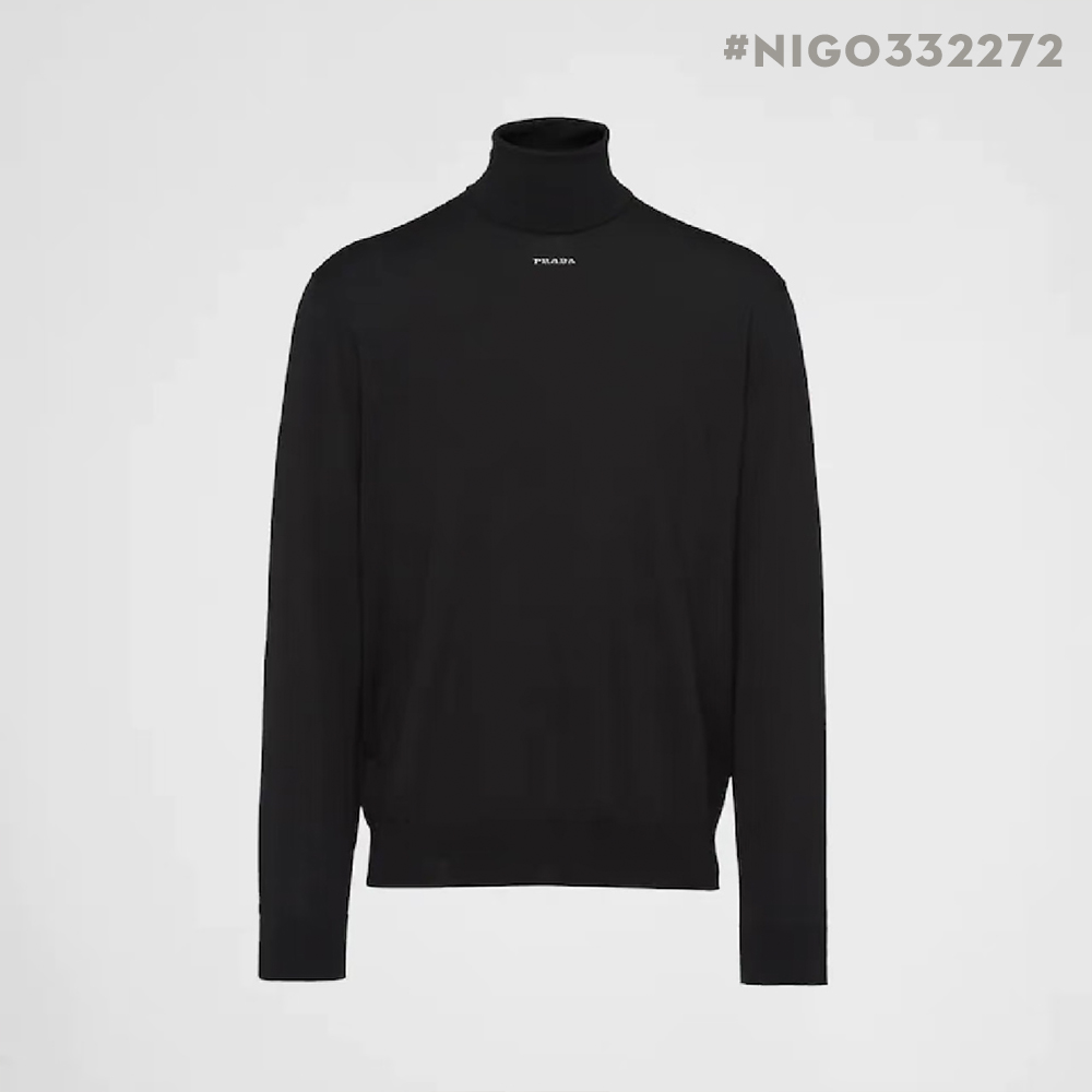 NIGO Prada Men's Wool Pullover Classic Turtleneck Sweater Spring Autumn Winter Solid Color Long Sleeve Cashmere Knit #nigo332272