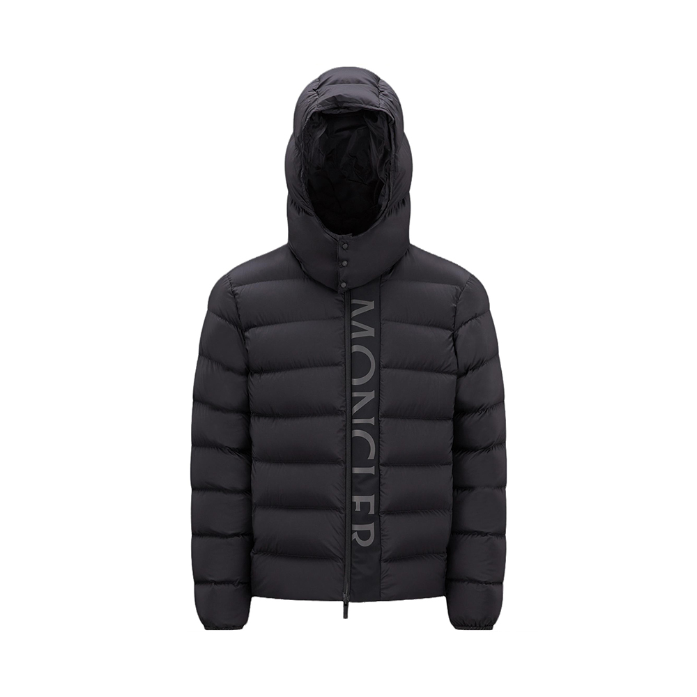 NIGO Moncler Men's New Black Warrior 3M Reflective White Goose Down Hooded Reflective Letters Down Jacket #nigo332483