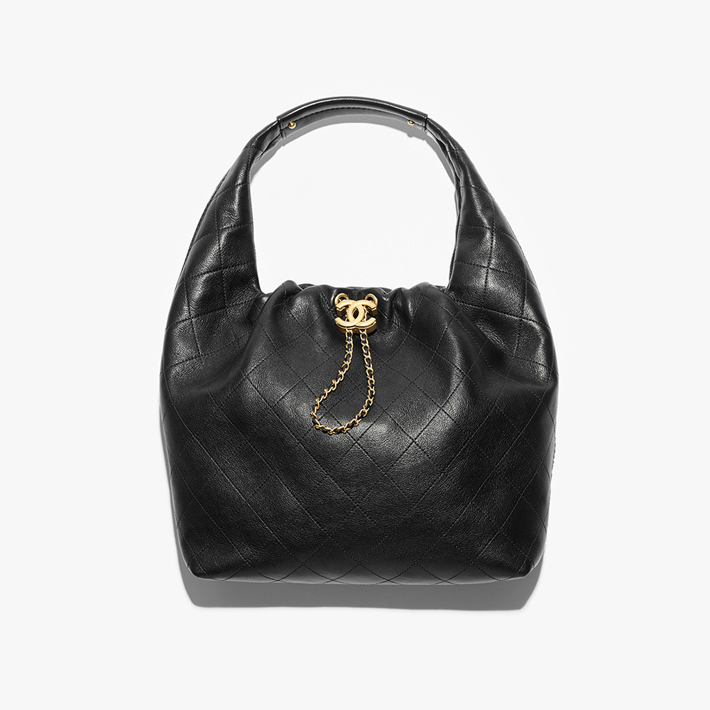 NIGO Chanel 26 Women's Large Hippie Bag Calfskin And Gold-tone Metal Bobo Haas Calfskin #nigo332931