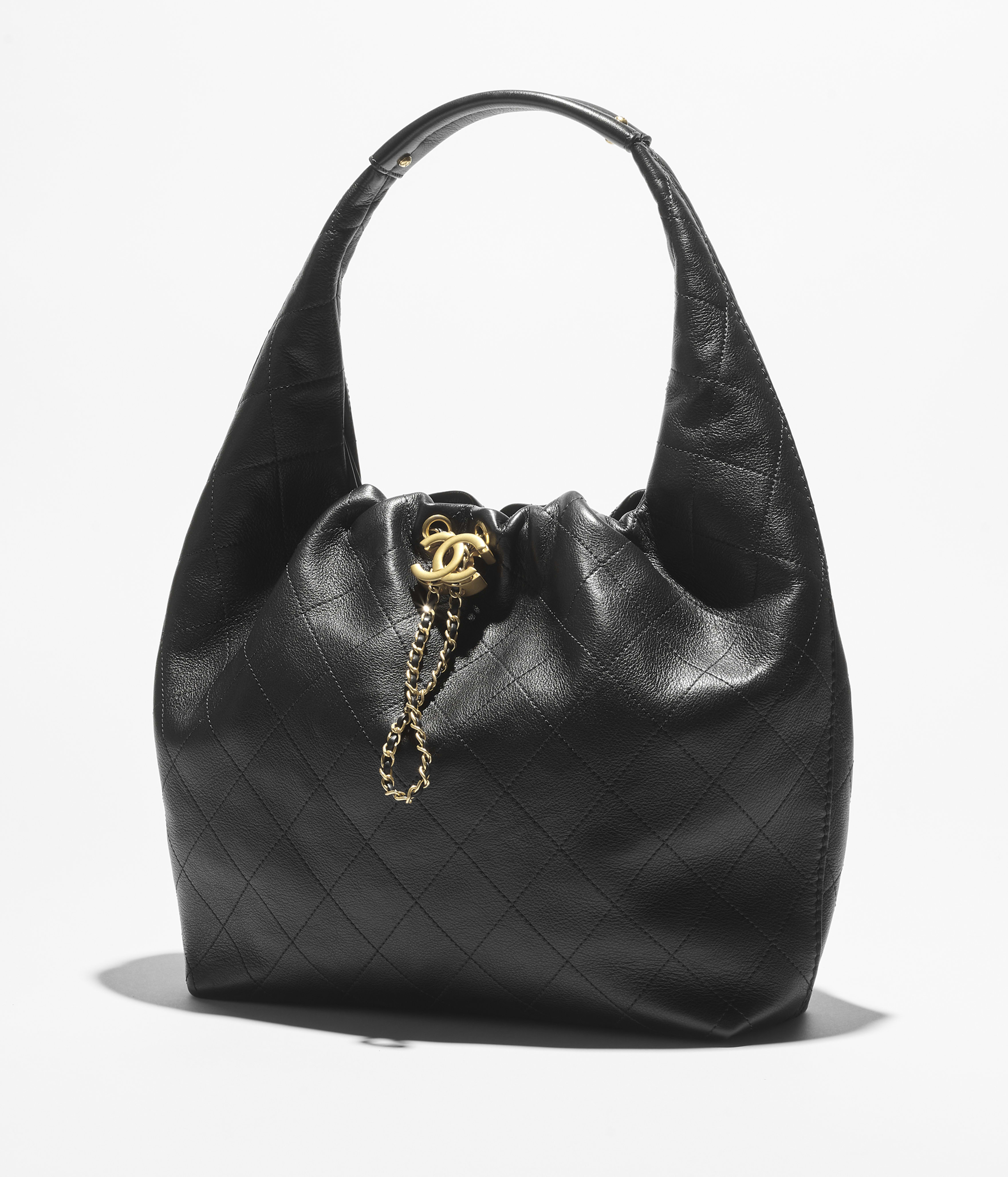 NIGO Chanel 26 Women's Large Hippie Bag Calfskin And Gold-tone Metal Bobo Haas Calfskin #nigo332931
