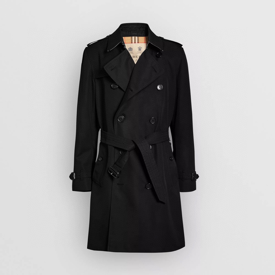 BURBERRY Black trench coat #nigo171557