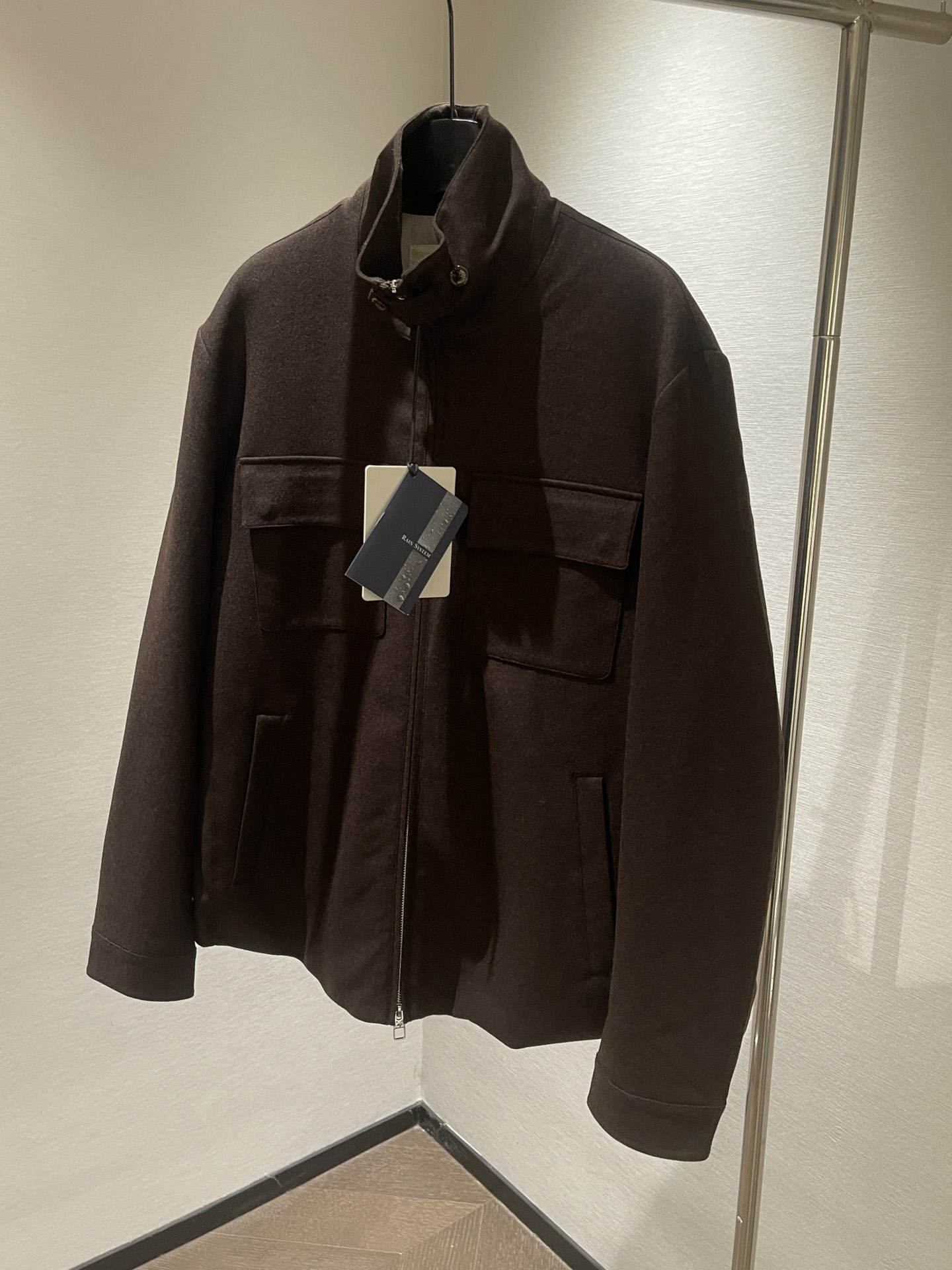 NIGO Montre Men's Waterproof Wool And Goose Down Hunting Jacket With Stand Collar #nigo333011