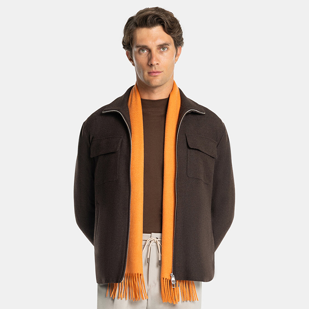 NIGO Montre Men's Waterproof Wool And Goose Down Hunting Jacket With Stand Collar #nigo333011