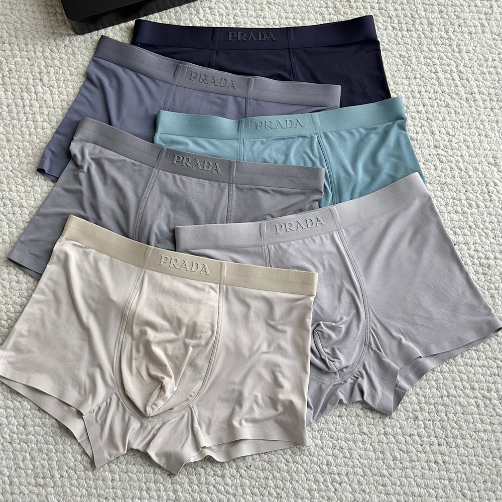 NIGO Prada Men's Modal Lightweight High Elastic Solid Color Breathable Boxer Shorts #nigo333082