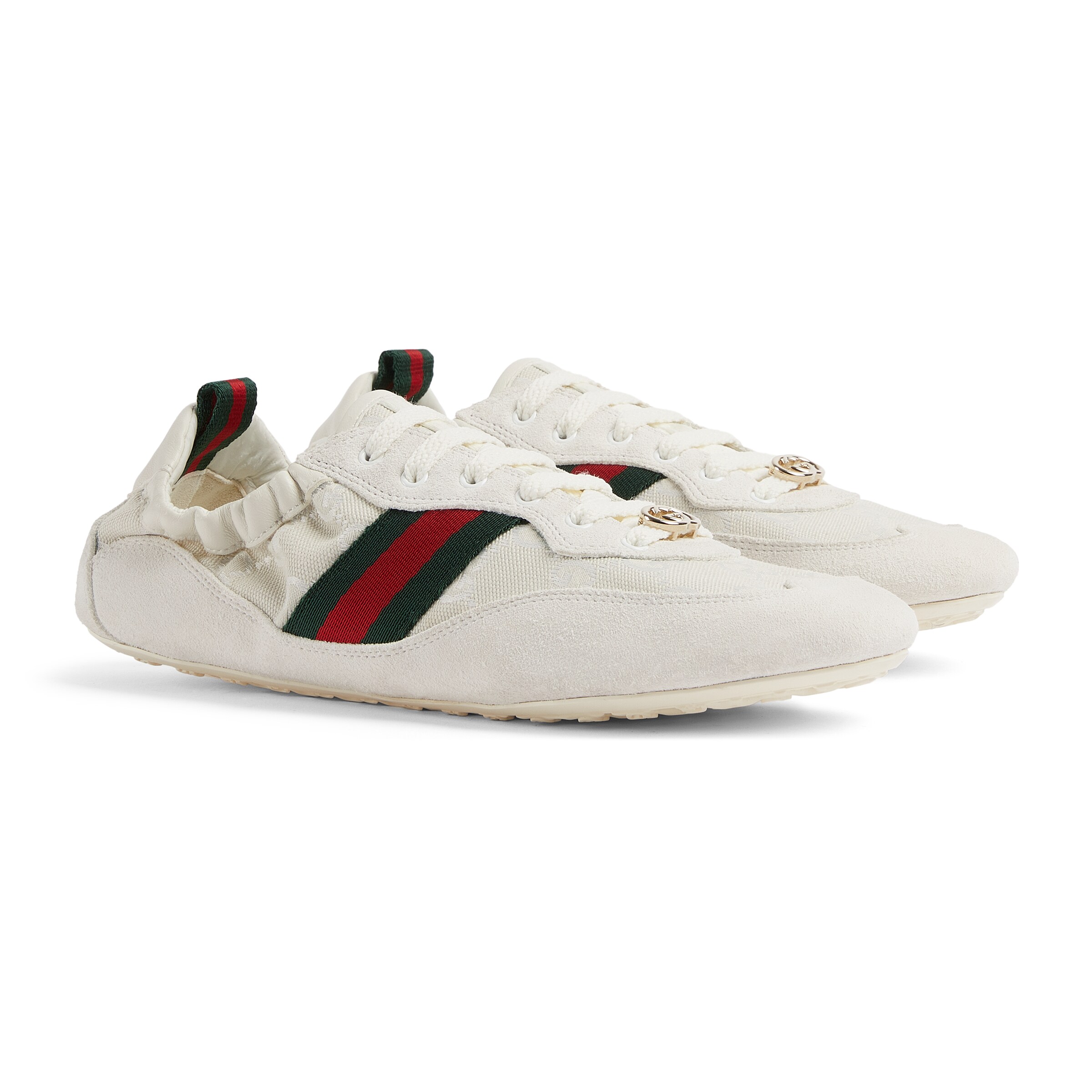NIGO Gucci White GG Canvas Gucci Shift Series Women's Sneakers #nigo333045
