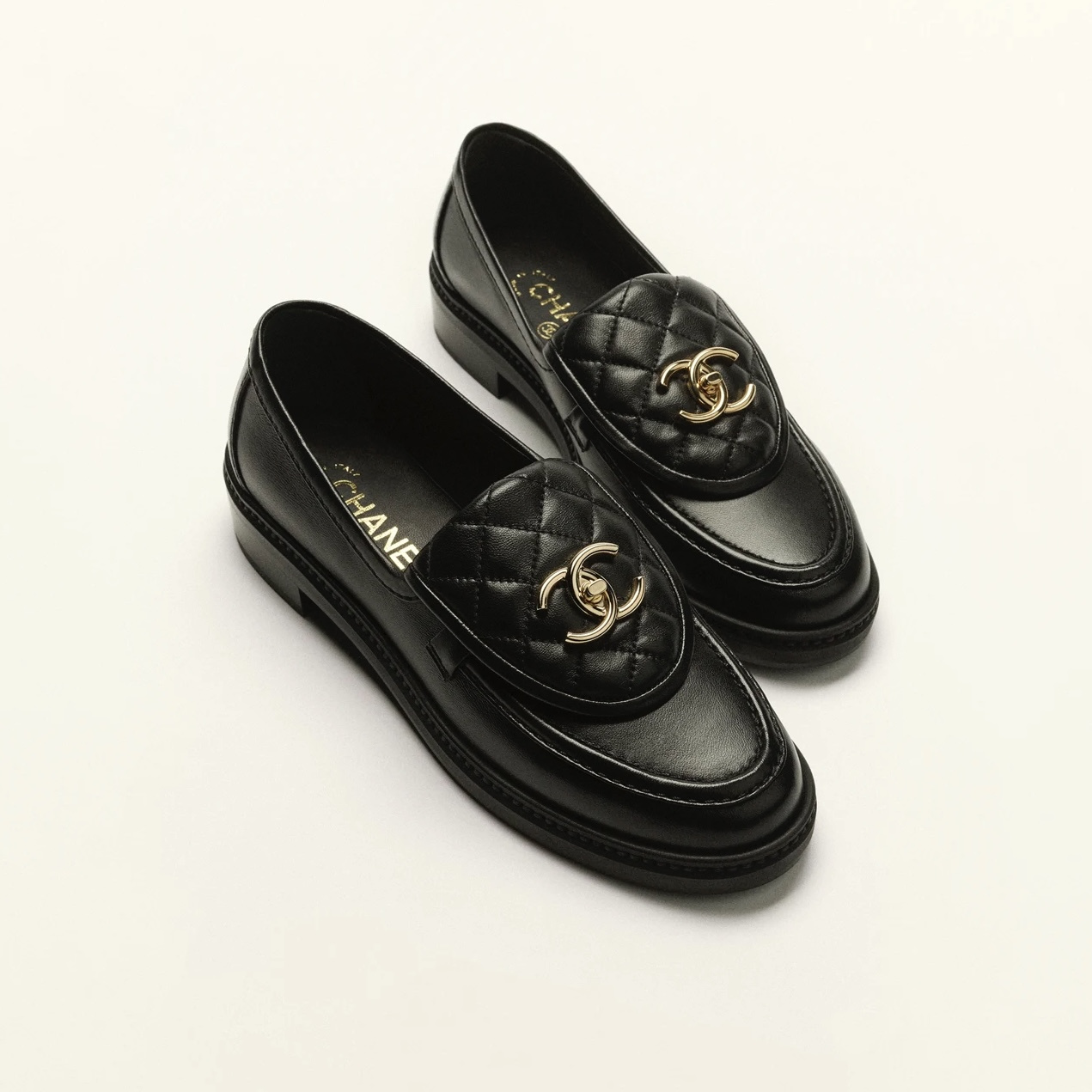 NIGO CHANEL Women's Leather Loafers Shoes #nigo332960